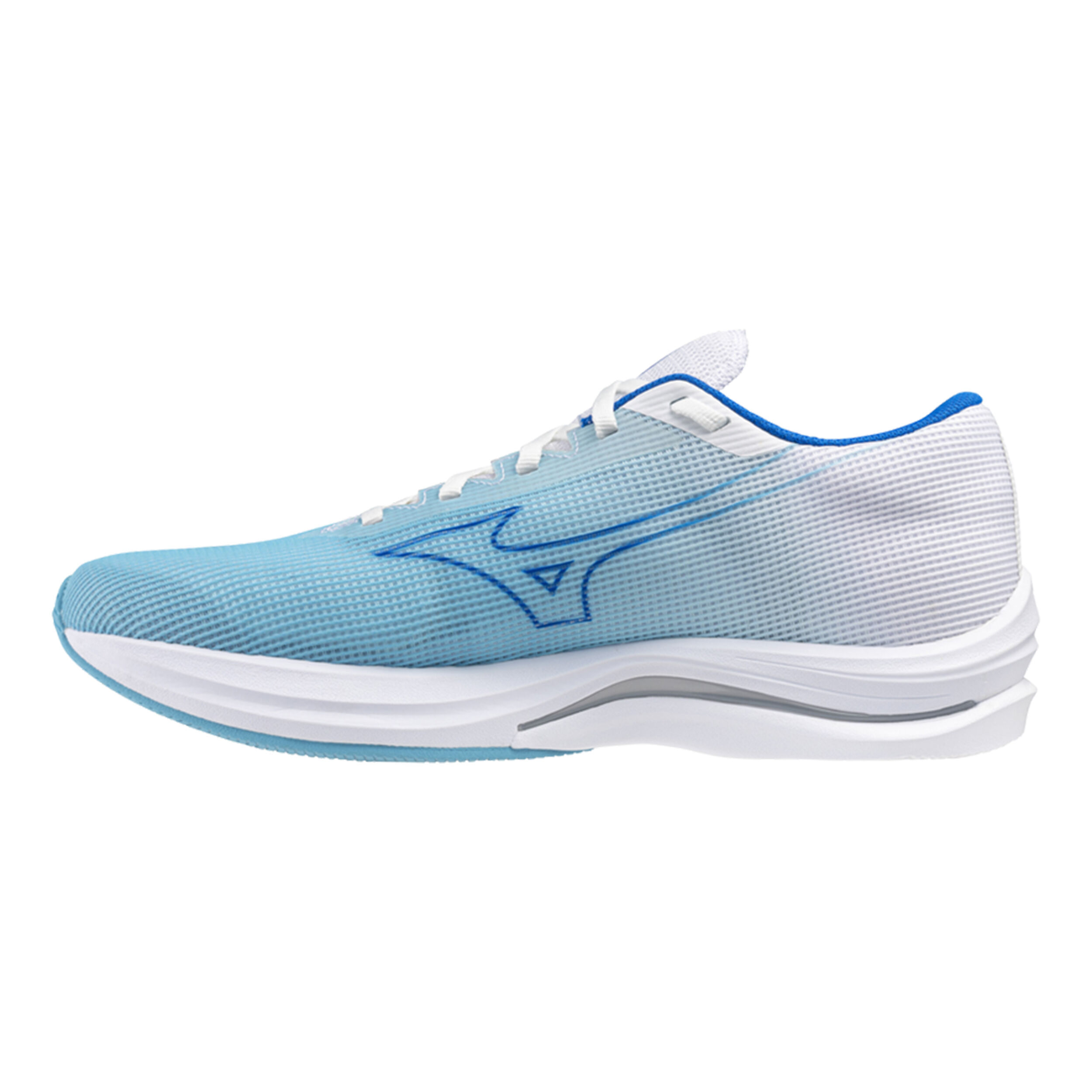 Buy Mizuno Wave Rebellion Sonic 2 Competition Running Shoe Men Light Blue White in size 45 online Running Point COM