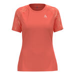 Odlo Clothing Odlo Essential Print Crew Neck Running shirt Women - orange, 