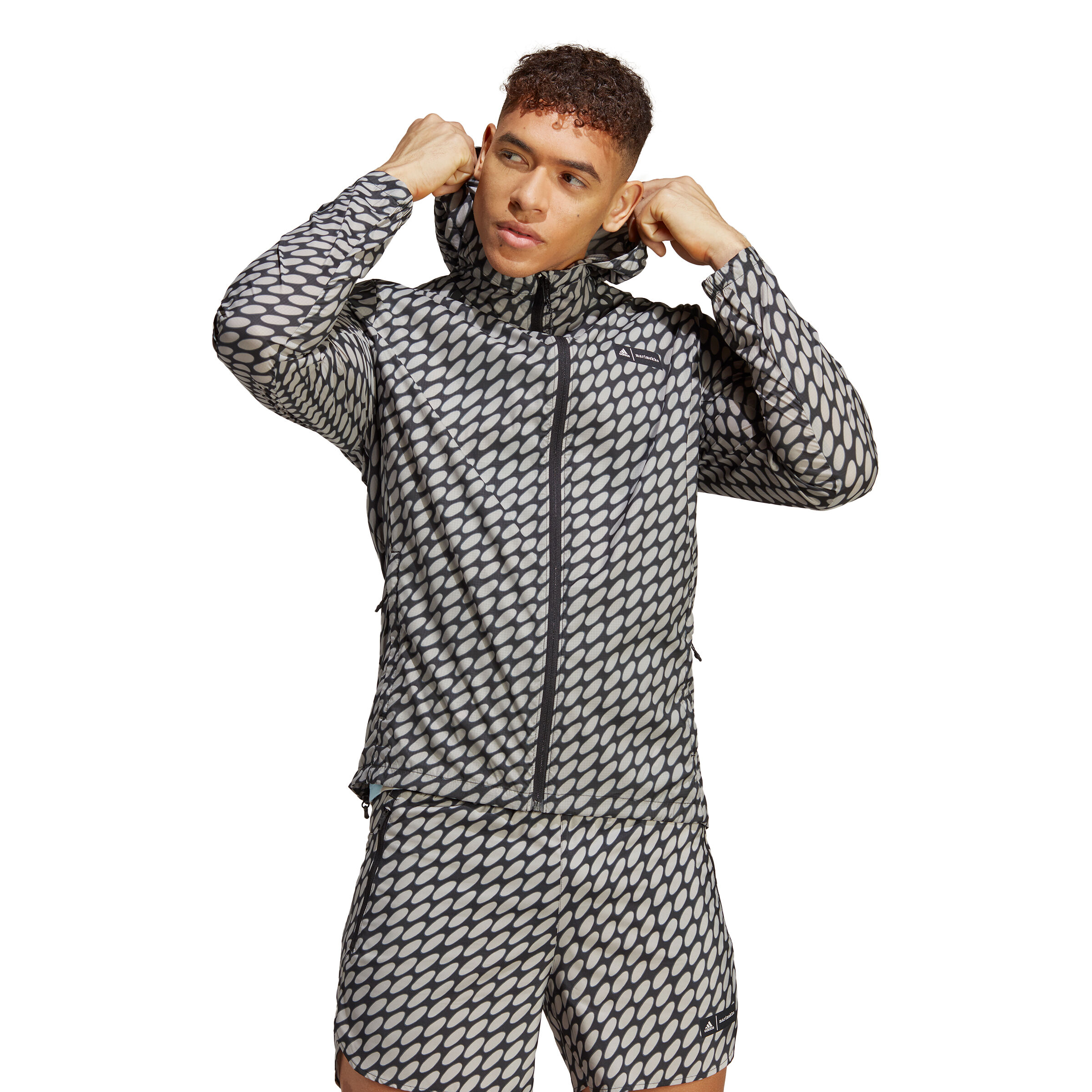 Buy adidas Marimekko Marathon Running Jacket Men Brown