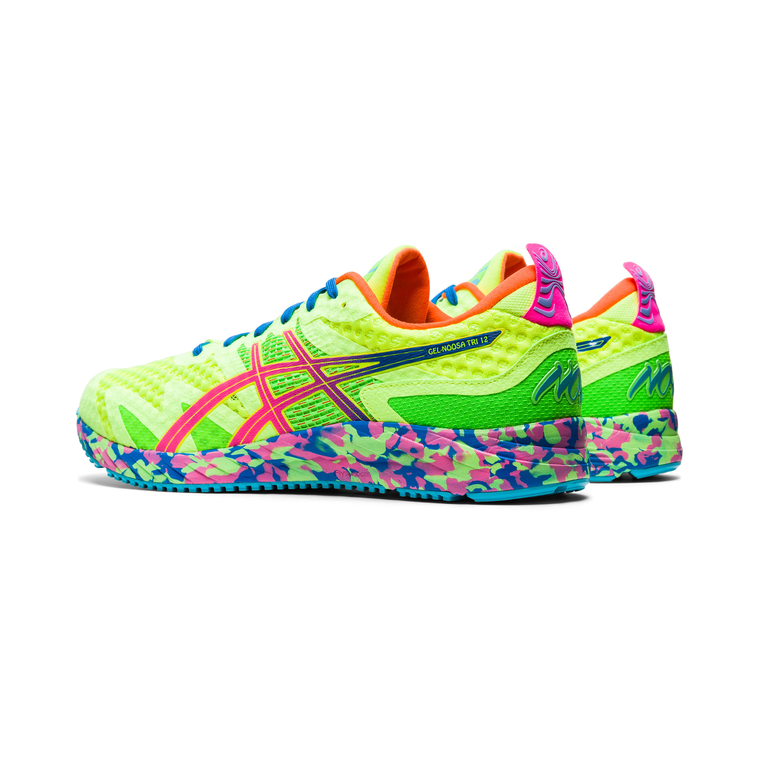 Buy ASICS Gel Noosa Tri 12 Competition Running Shoe Men Neon Yellow Pink online Running Point COM