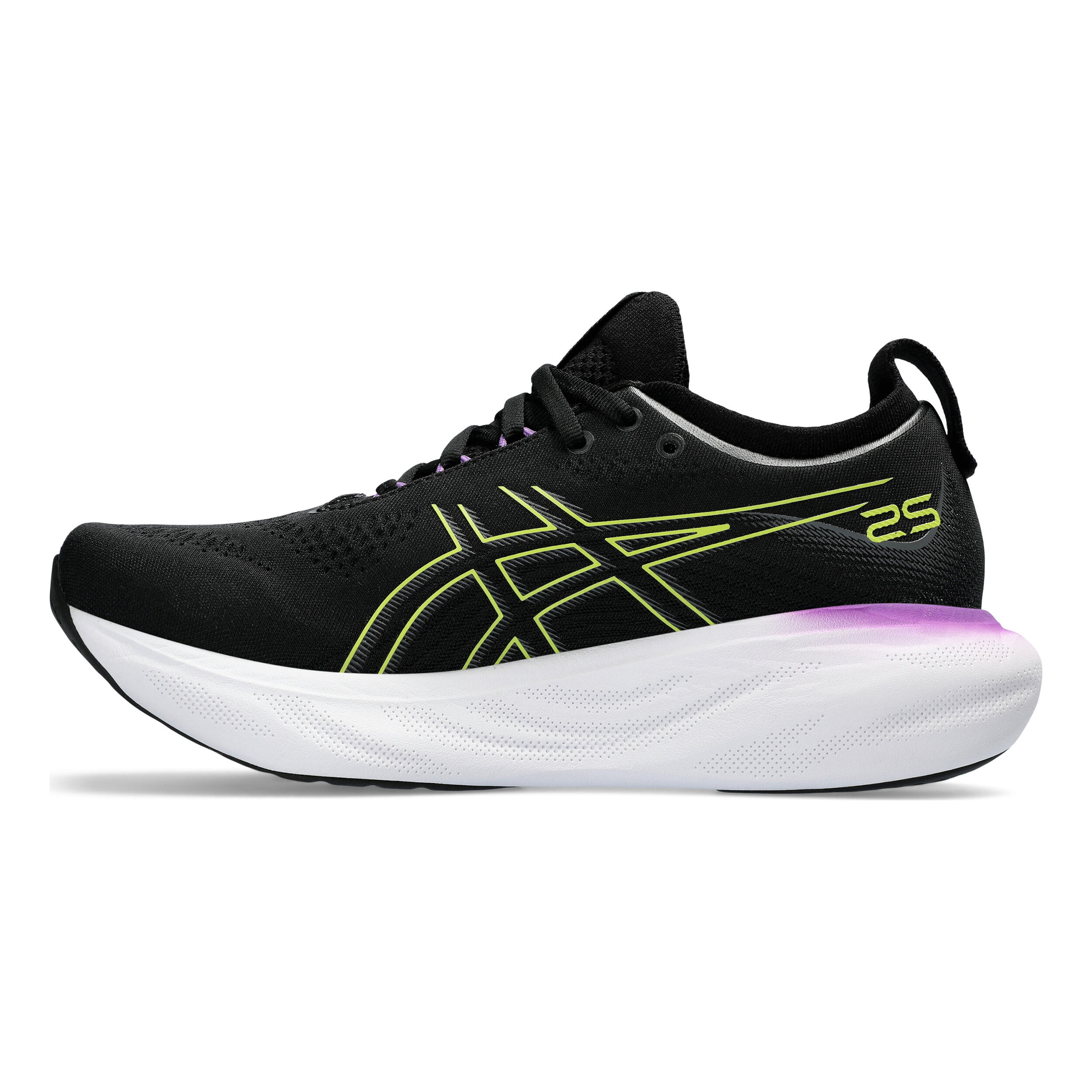 Buy ASICS Gel-Nimbus 25 Neutral Running Shoe Women Black, Neon Yellow in  size 40 online | Running Point COM
