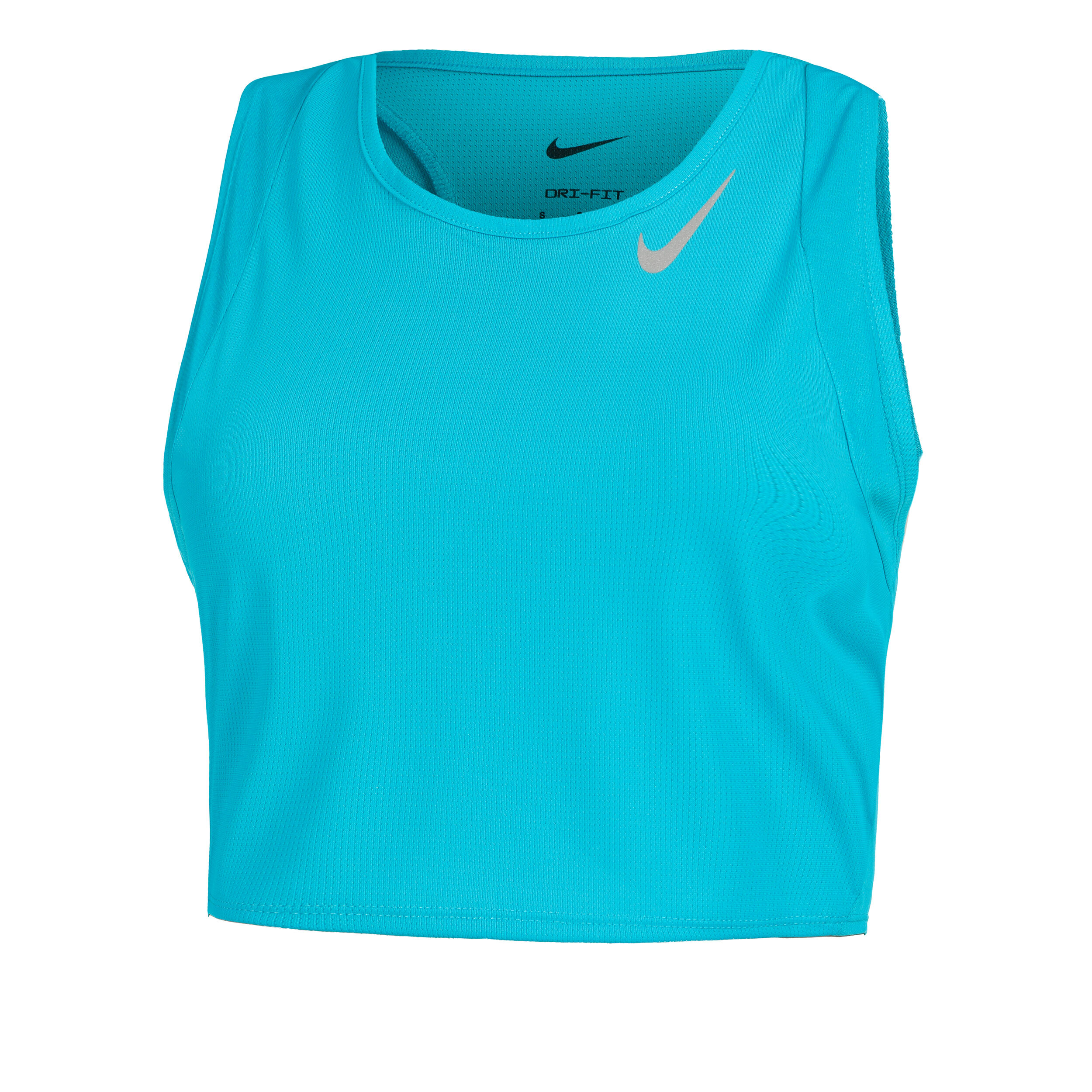 Dri Fit Fast Crop Tank Top Women Turquoise