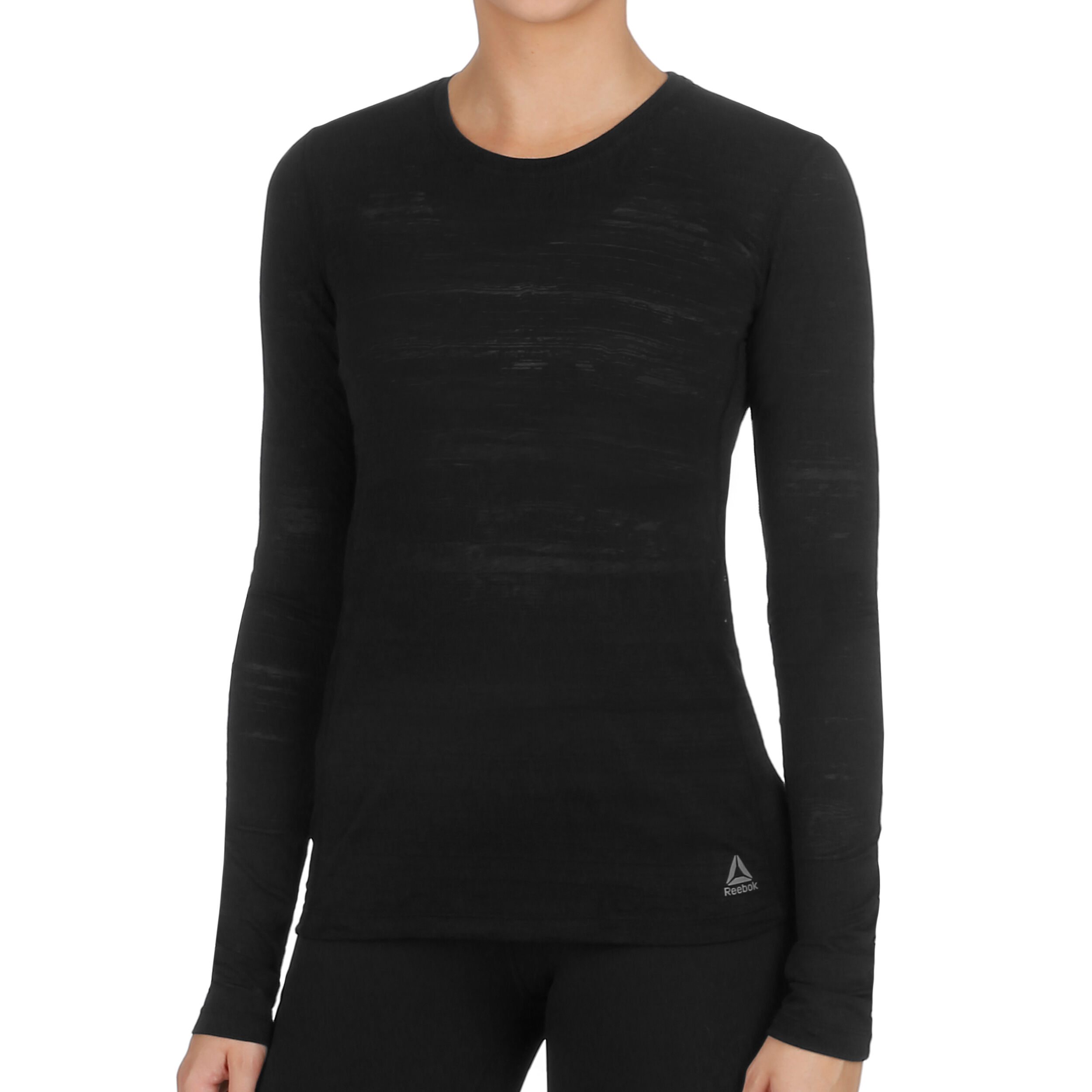 Buy Reebok Burnout Long Sleeve Women Black Grey online Running Point COM