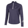 Icon 1/2 Zip Running Shirt Women-Dark Blue