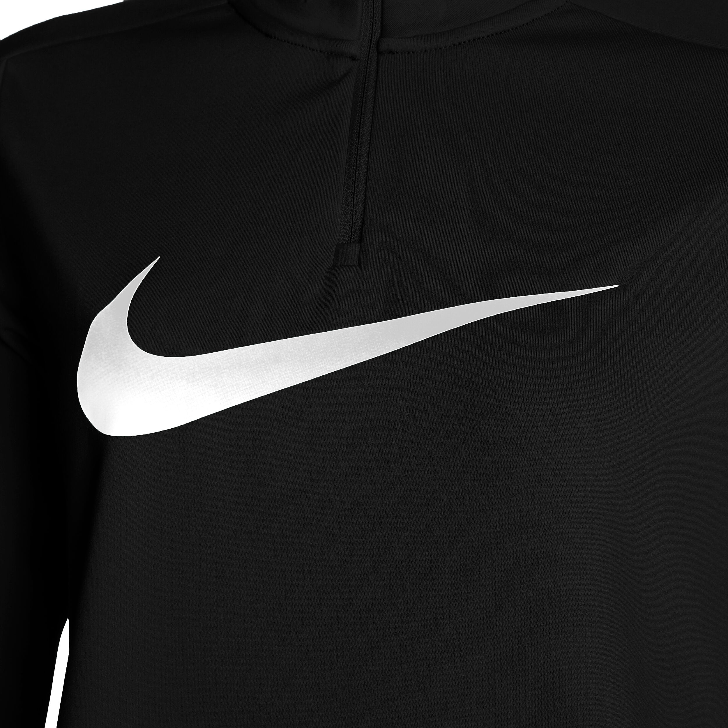 Nike running sales half zip grey