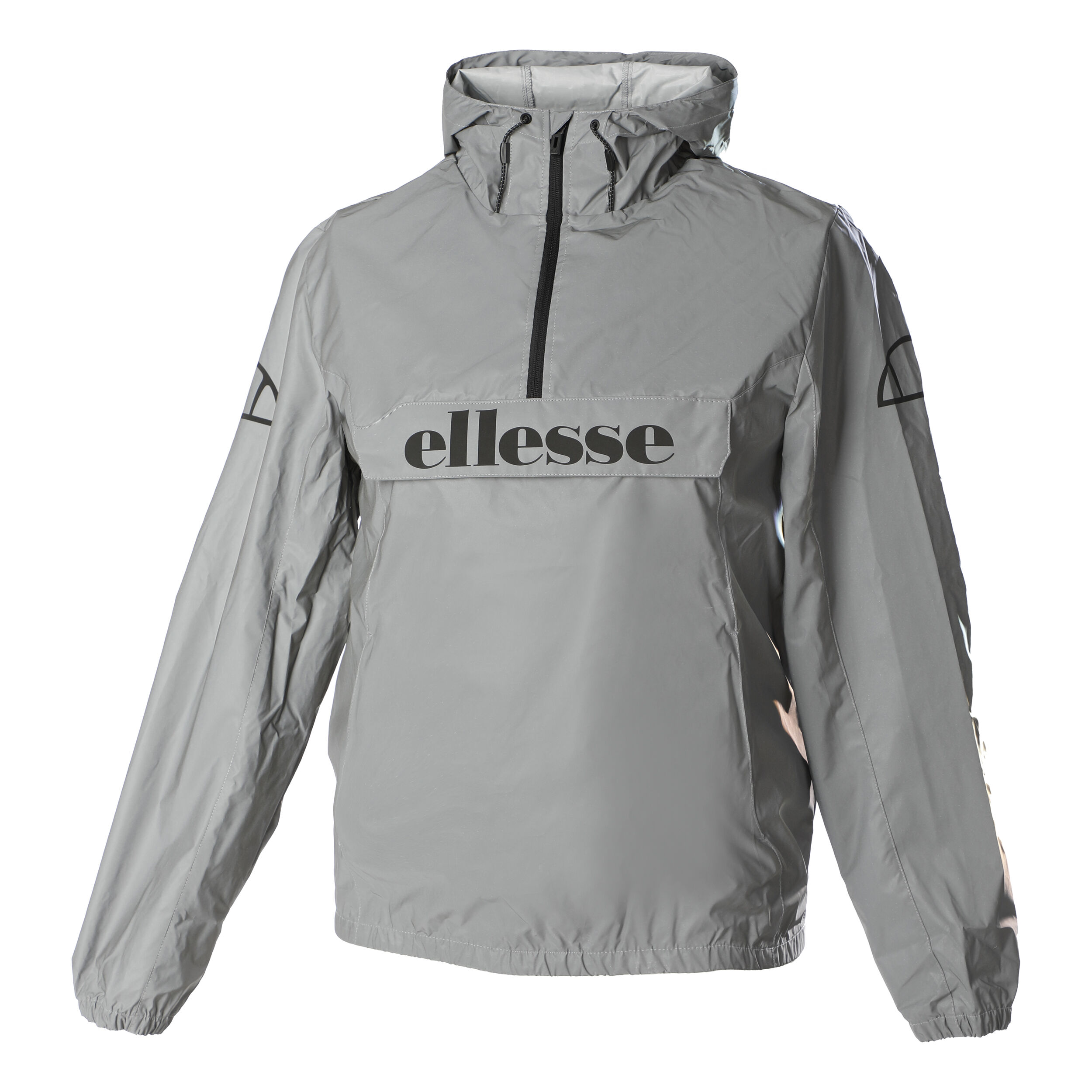 Ellesse overhead jacket in silver shop
