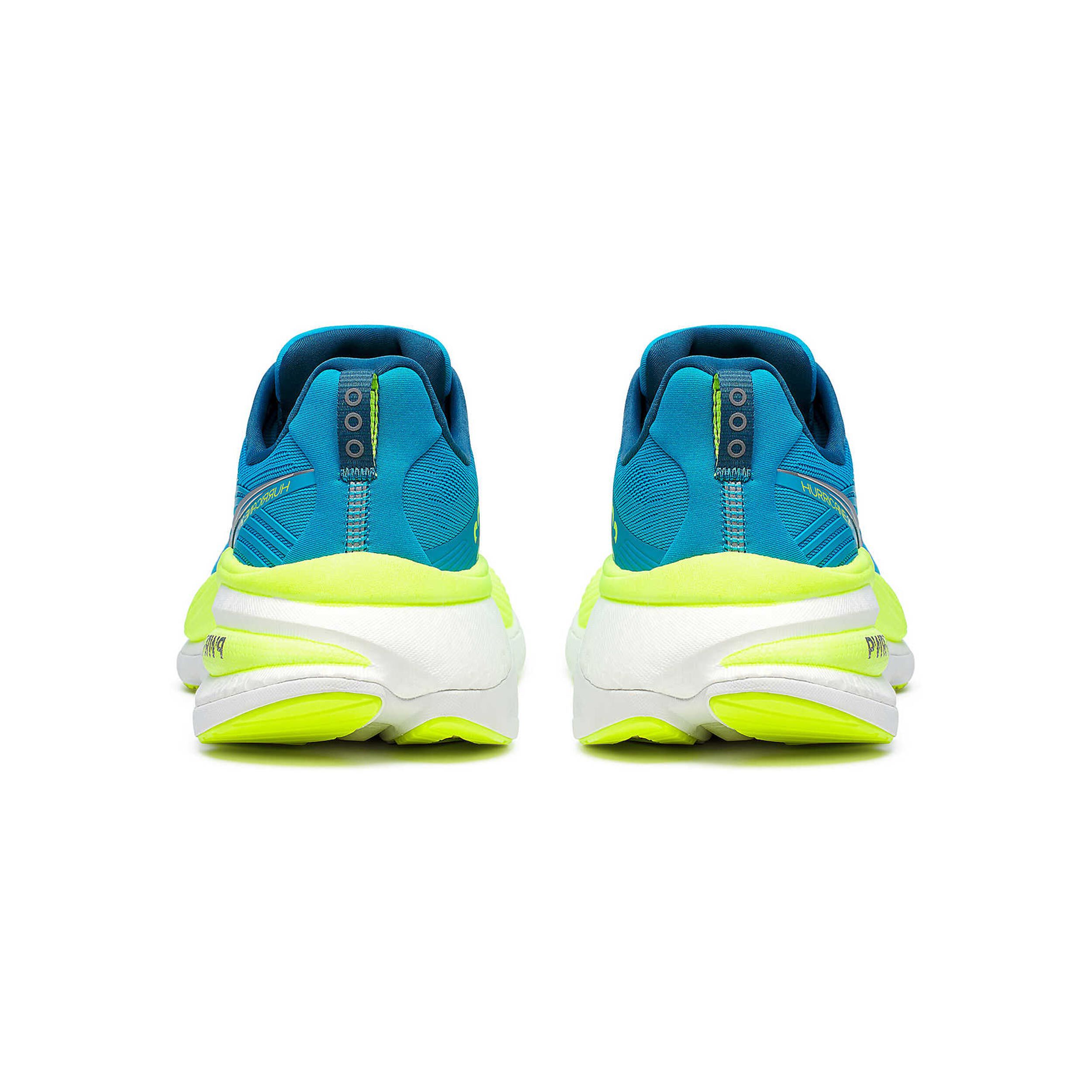 Buy Saucony Hurricane 24 Stability Running Shoe Men Blue Lime online Running Point COM
