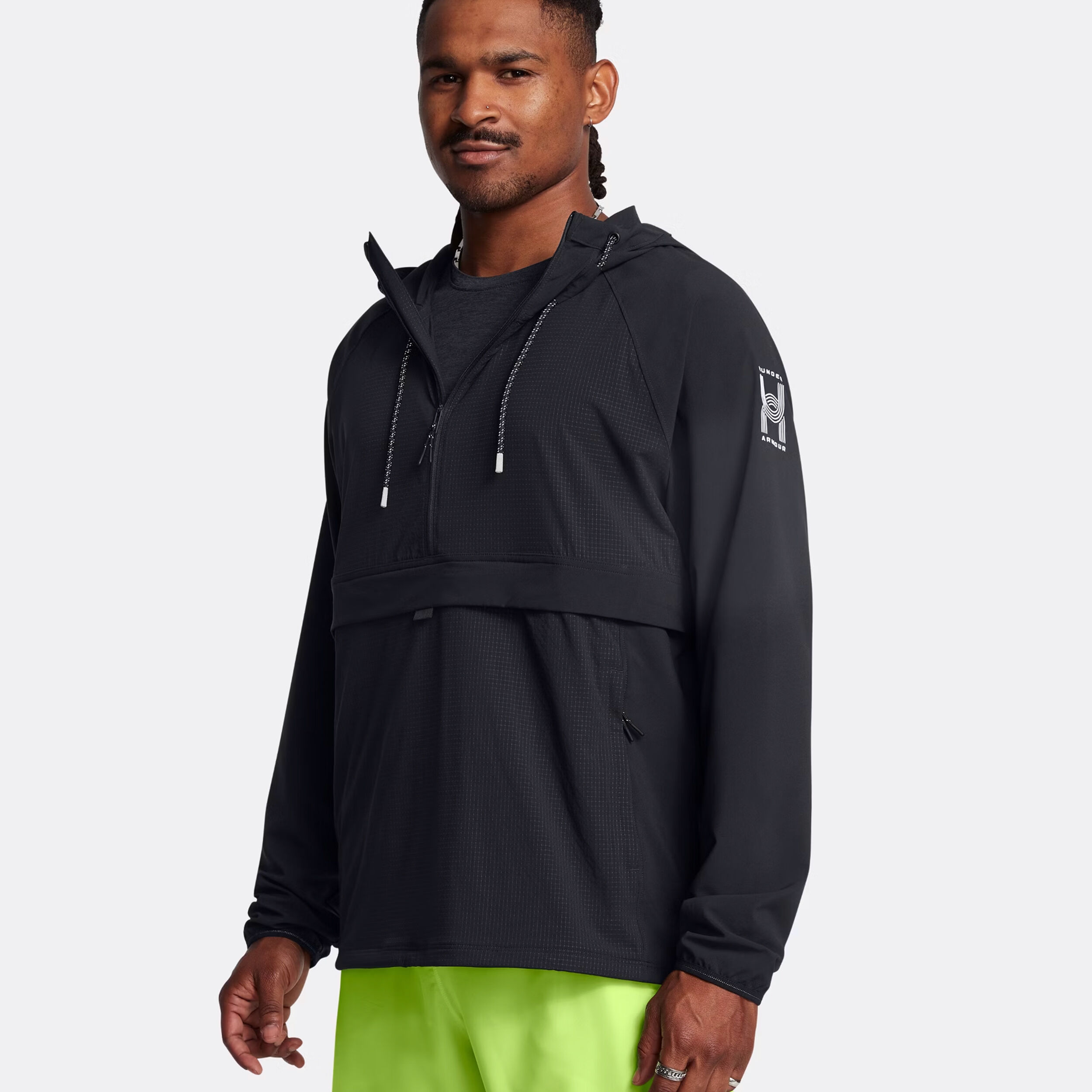 Buy Under Armour Run Anywhere Anorak Running Jacket Men Black Green online Running Point COM