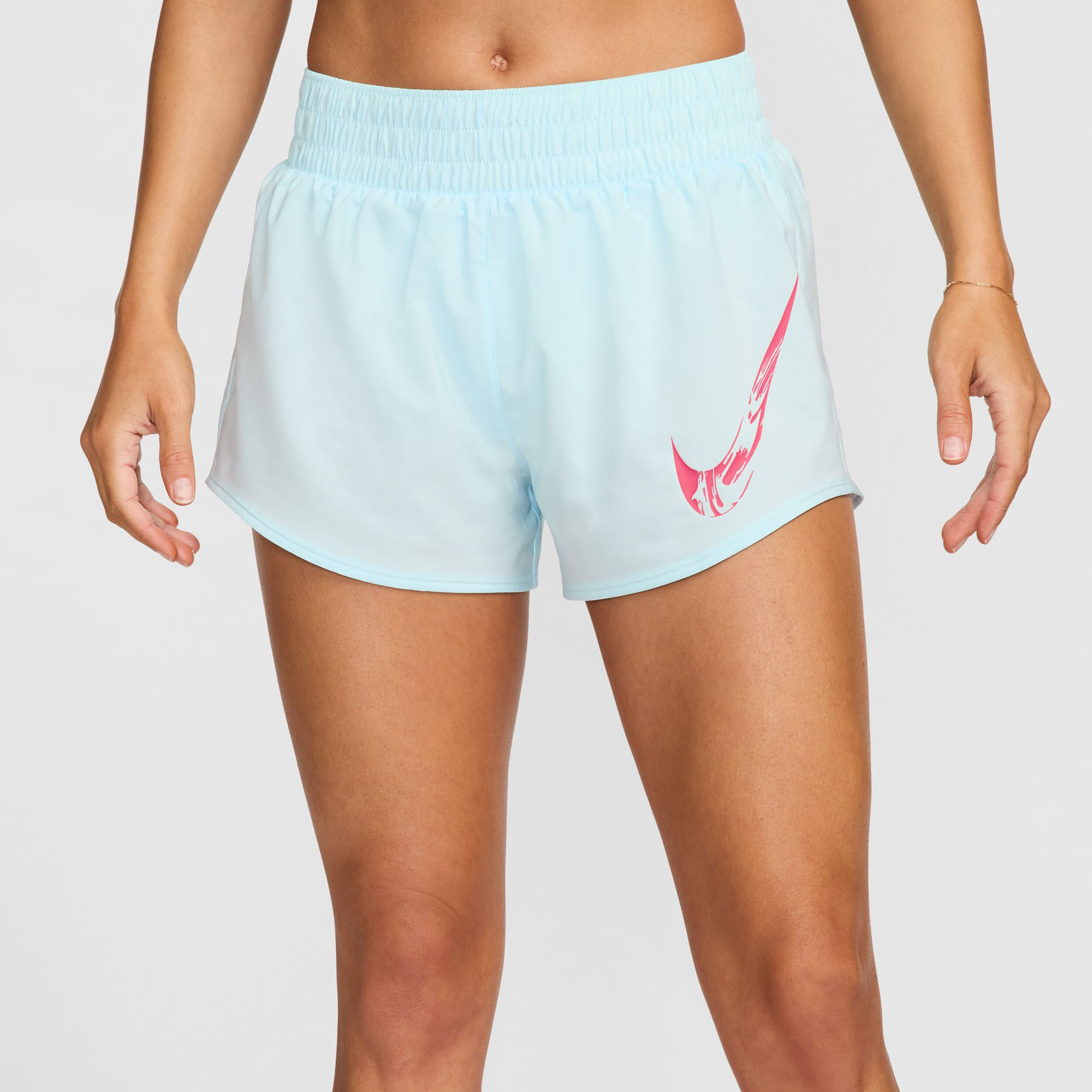 Buy Nike Dri-Fit One Swoosh Running Shorts Women Light Blue