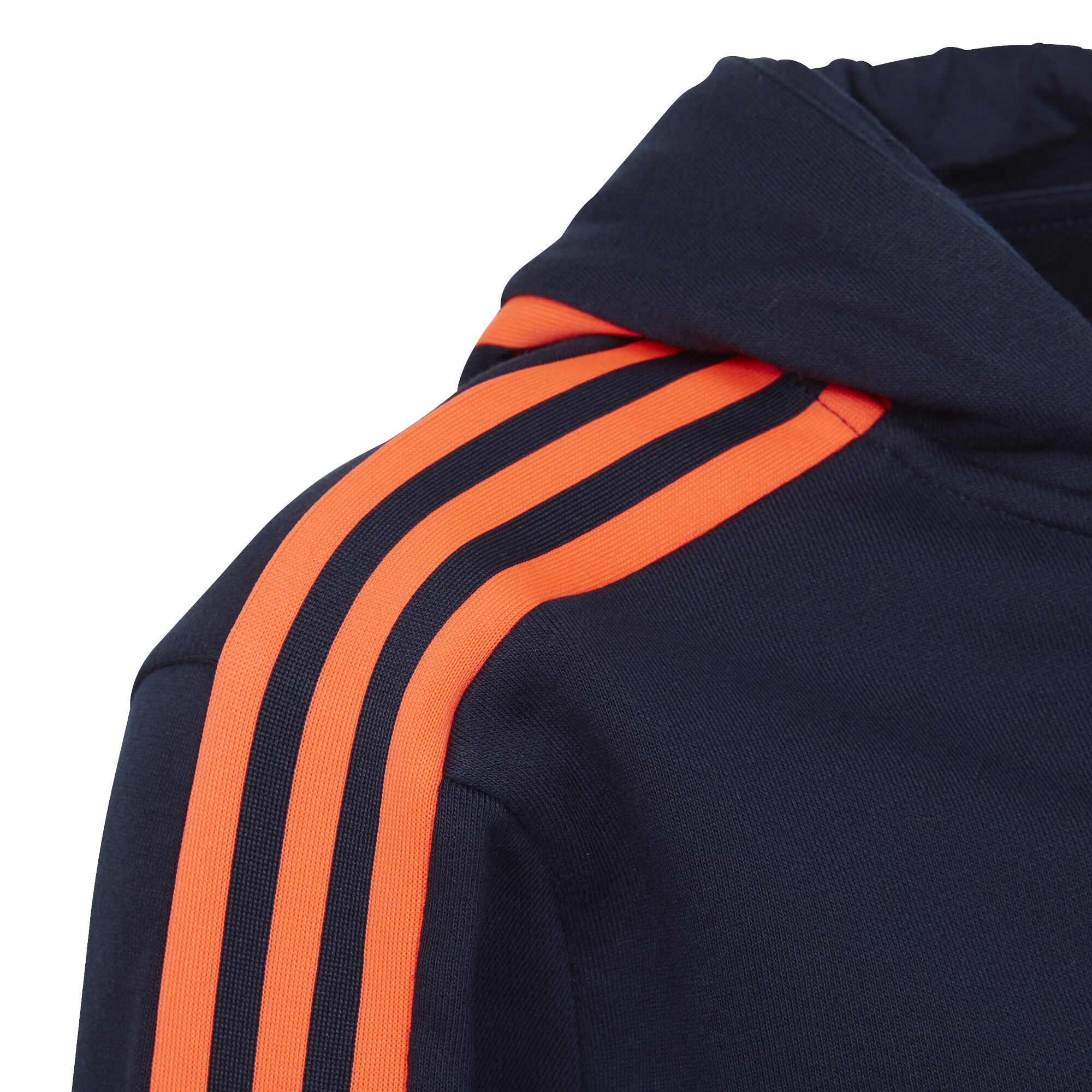 Buy adidas 3 Stripes Zip Hoodie Boys Dark Blue Orange online Running Point COM