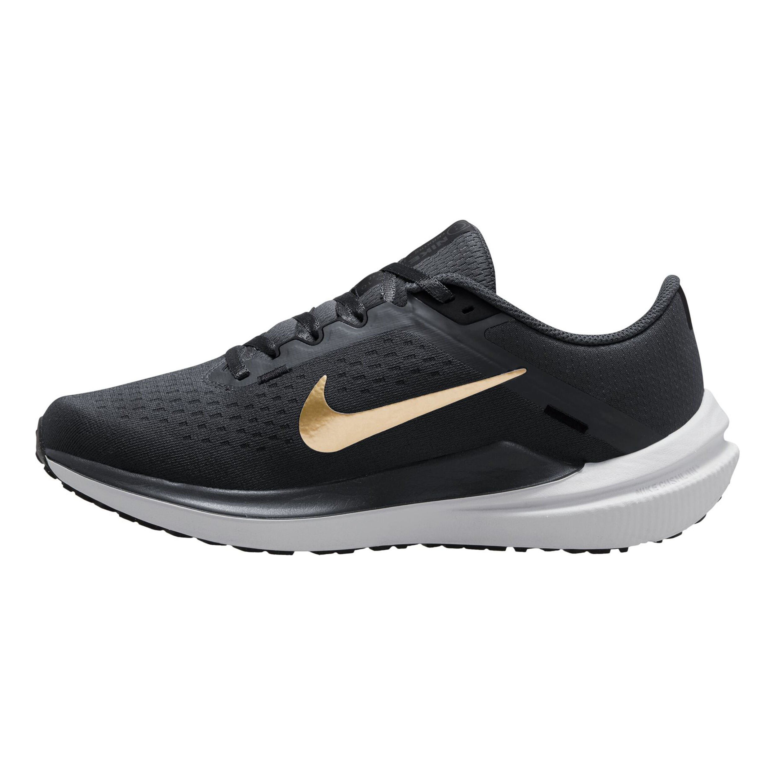Women's 'black and gold running shoes on sale