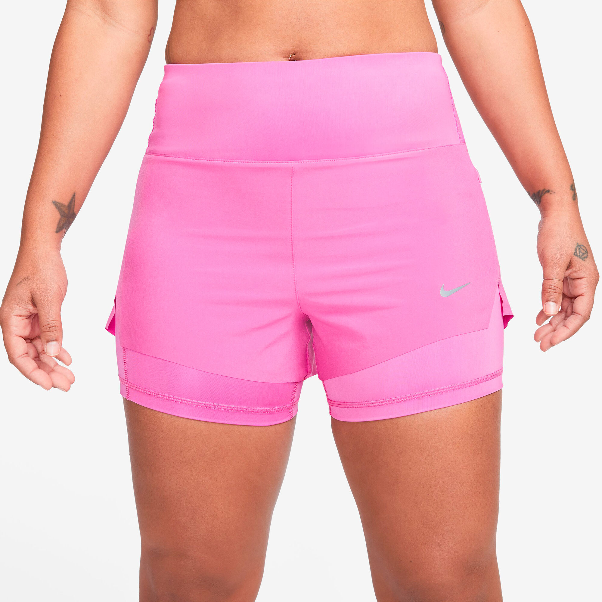 buy Nike Dri-Fit Swift Mid-Rise 3in 2in1 Shorts Women - Pink online | Point