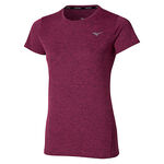 Mizuno Clothing Mizuno Core Impulse Running shirt Women - violet, 