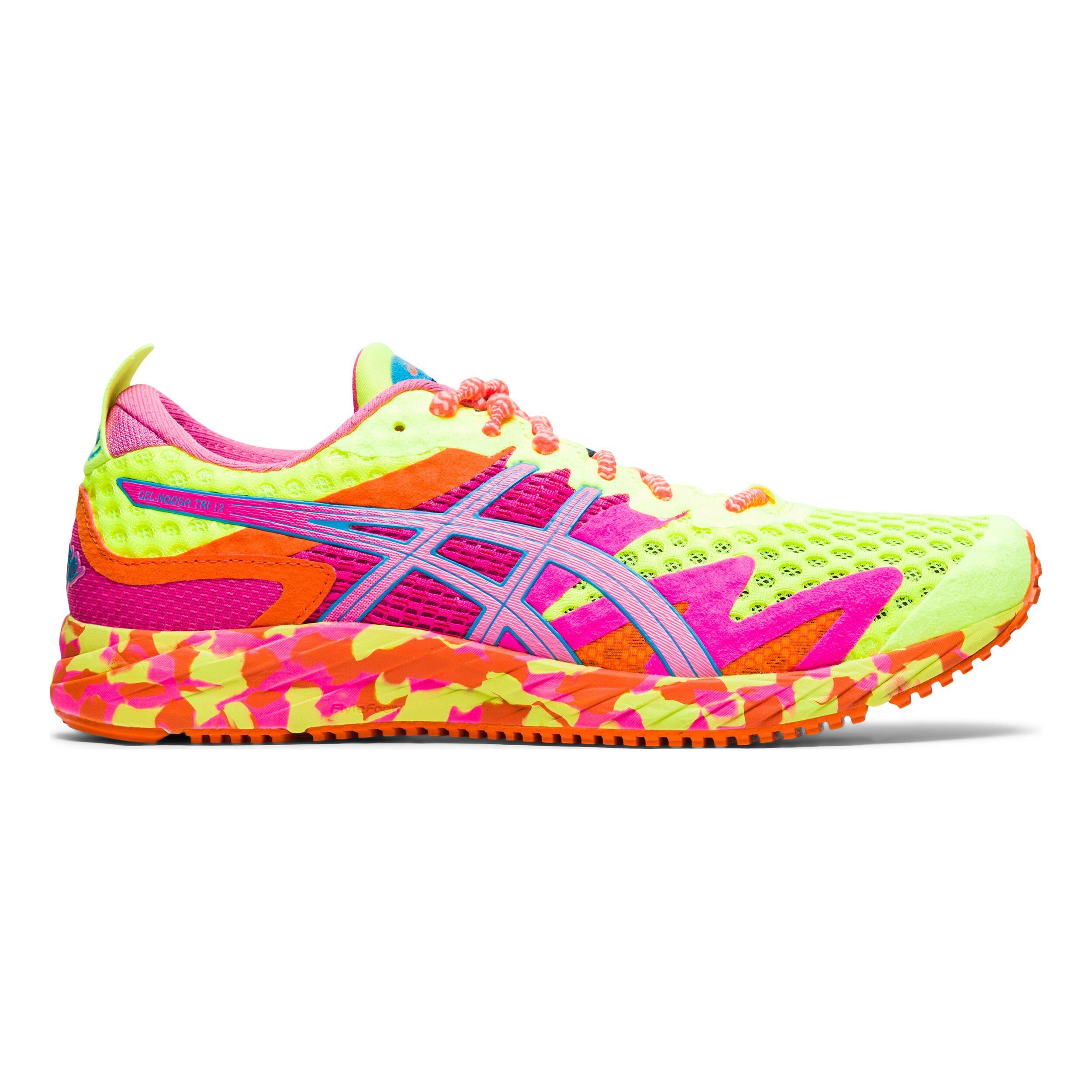 Asics neon yellow and pink outlet