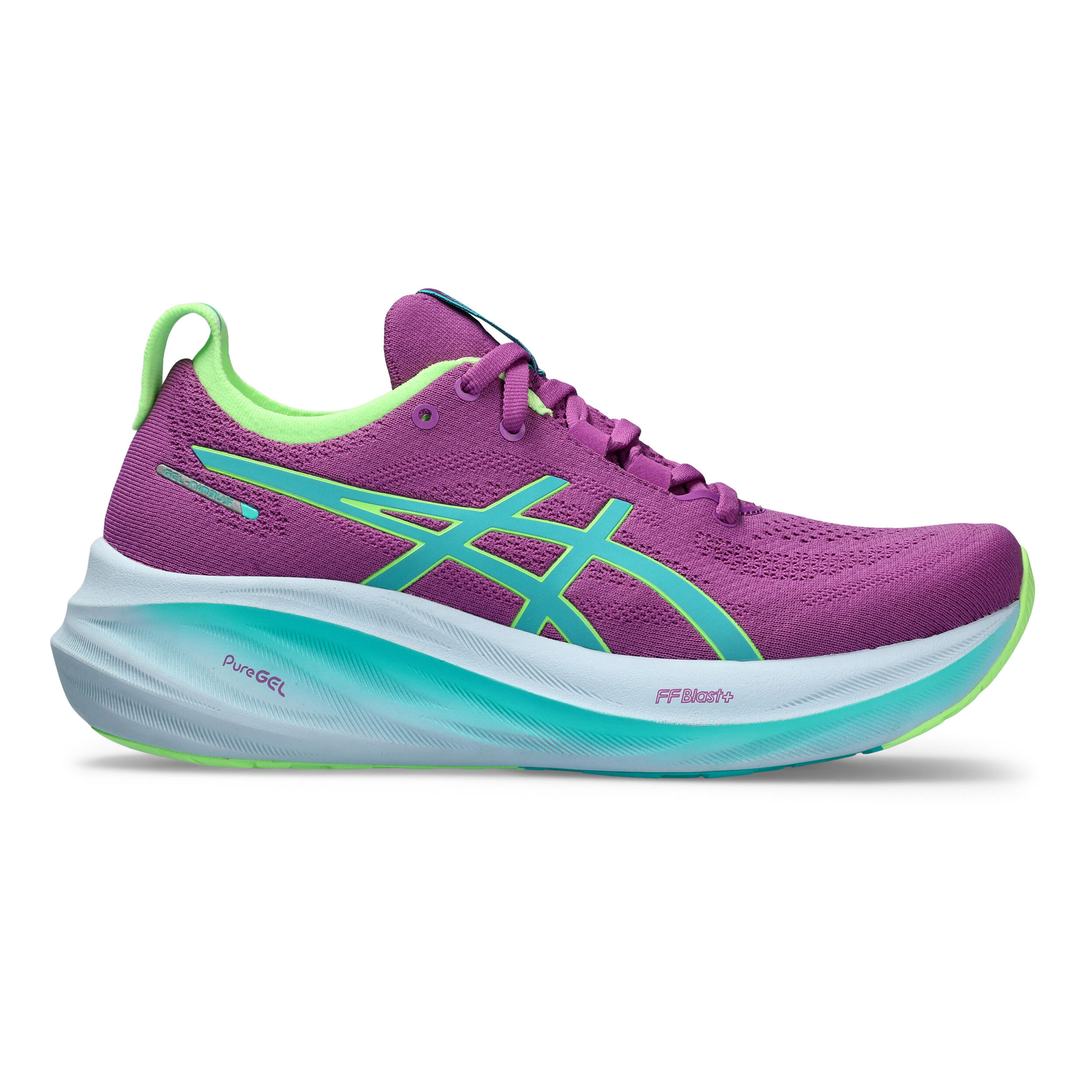 Gel Nimbus 26 Lite Show Neutral Running Shoe Women Neon Green Multicoloured