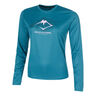 Fujitrail Logo Long Sleeve Women-Blue