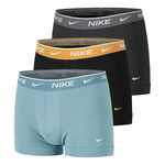 Nike Clothing Nike Everyday Cotton Stretch Boxer Shorts 3 Pack Men-Light Blue,Dark Grey