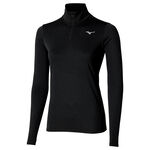 Mizuno Clothing Mizuno Core Impulse Half Zip Running shirt Women-black