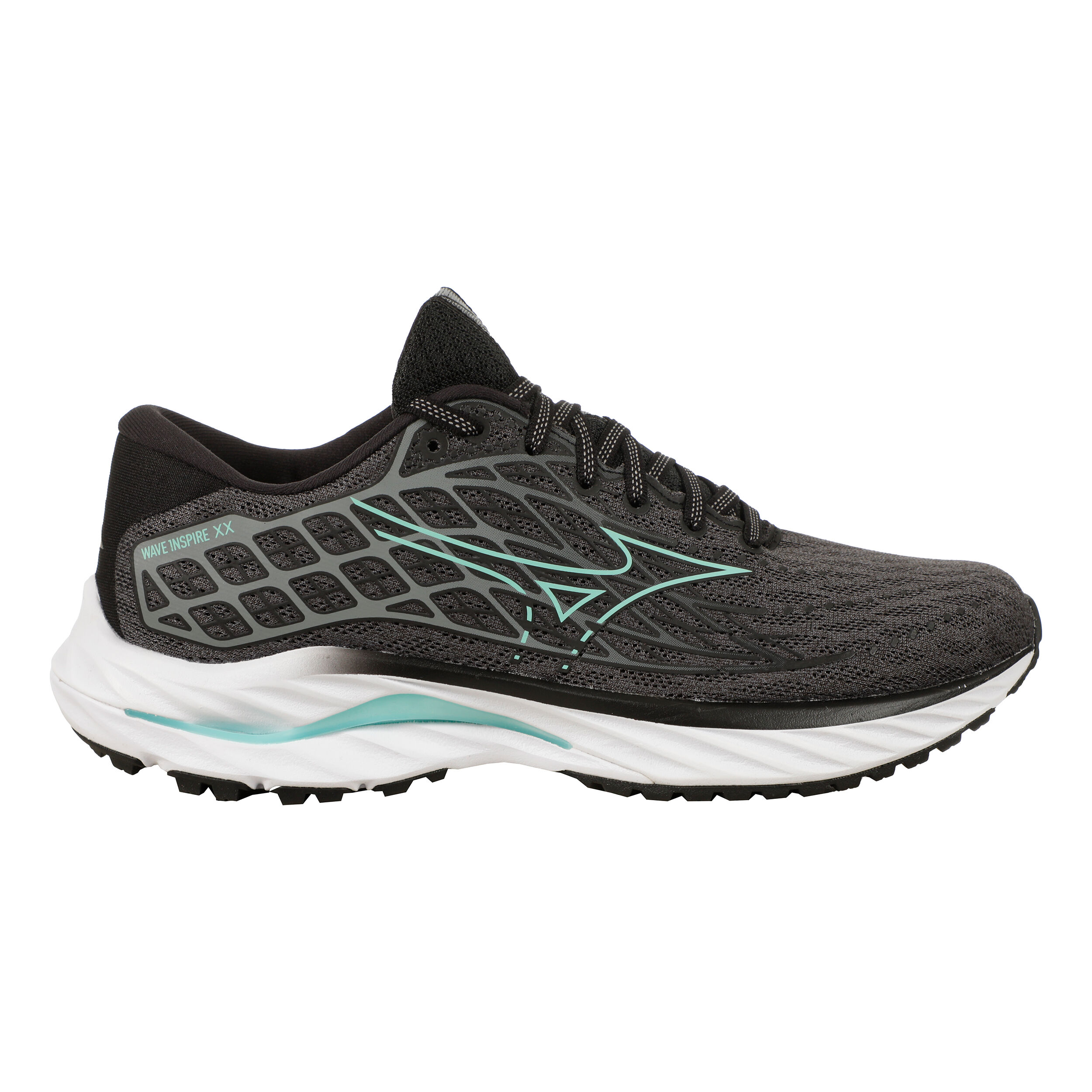 Wave Inspire 20 Stability Running Shoe Women Black Turquoise