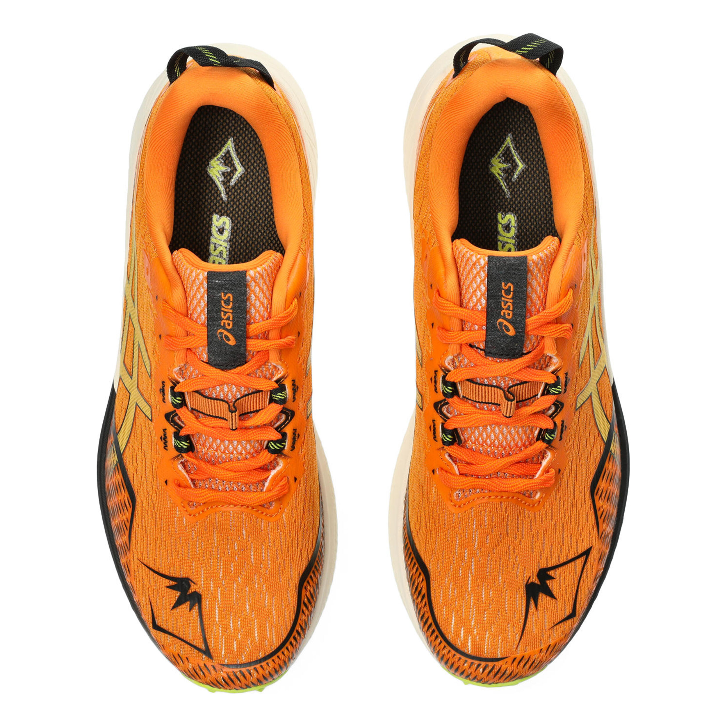 Buy ASICS Fuji Lite 4 Trail Running Shoe Men Orange Neon Yellow online Running Point COM