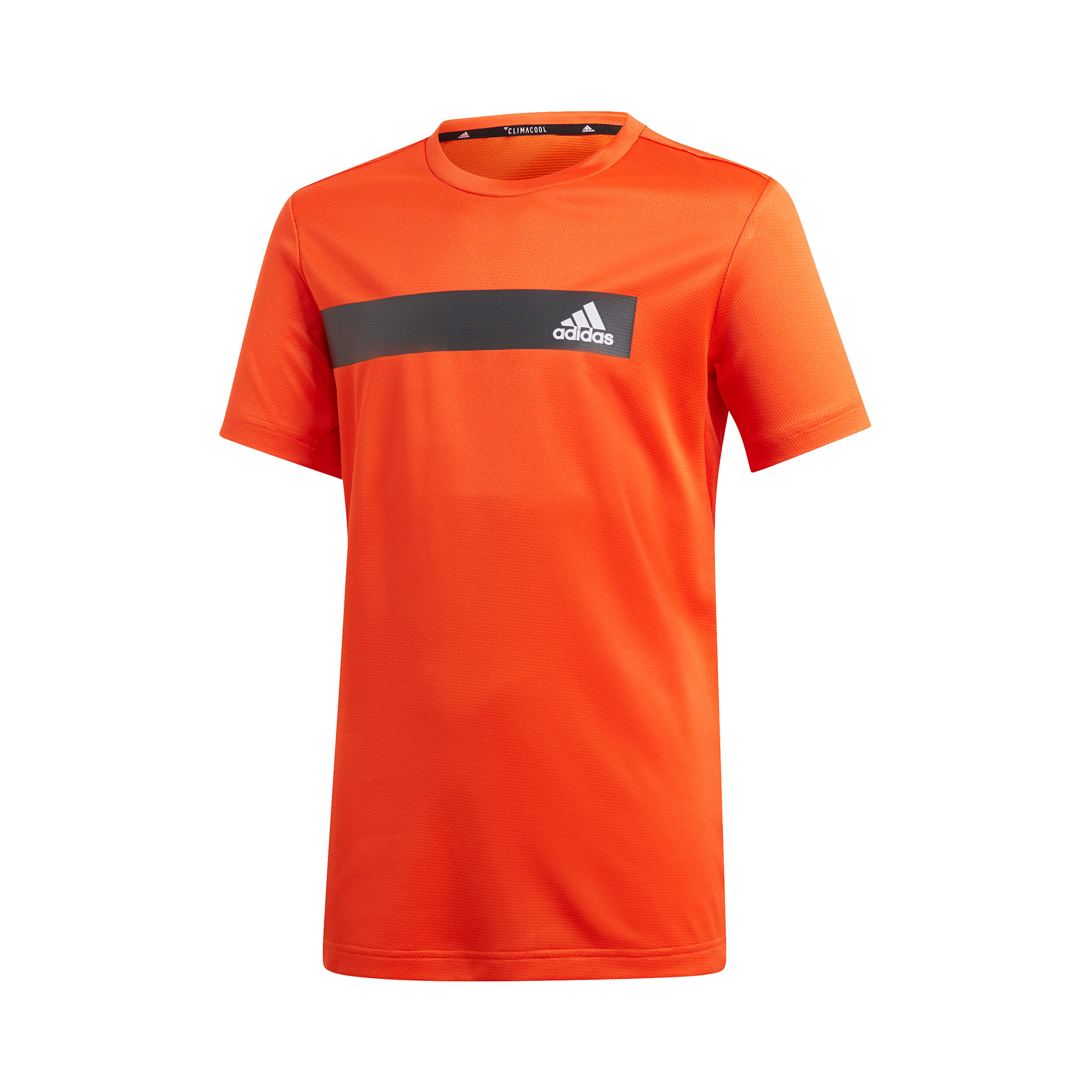 Buy adidas Climacool T Shirt Boys Orange Dark Grey online Running Point COM