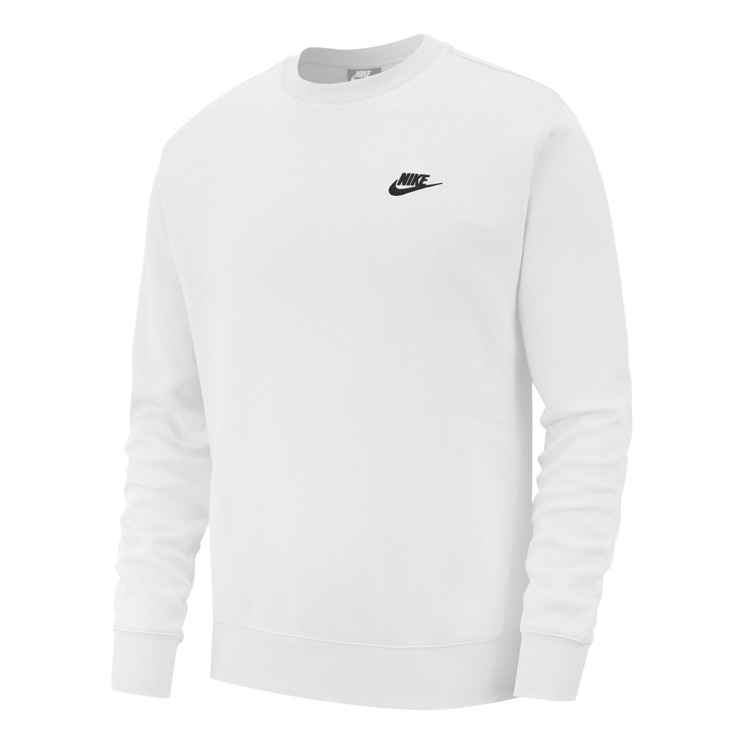 Buy Nike Sportswear Club Crew Hoody Men White Black online Running Point COM