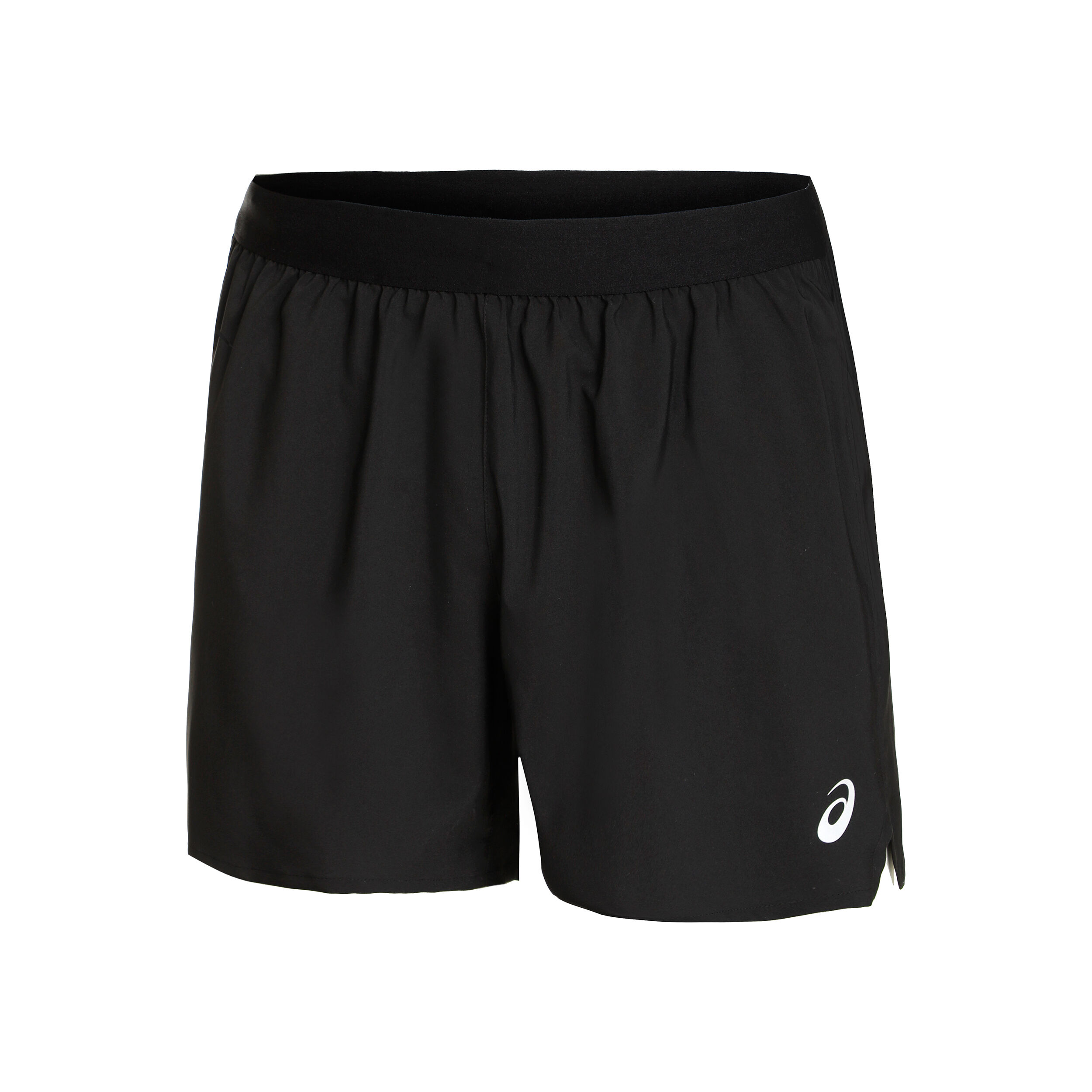 Black asics cheap shorts