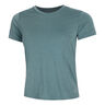 Launch Running shirt Women - blue grey, 
