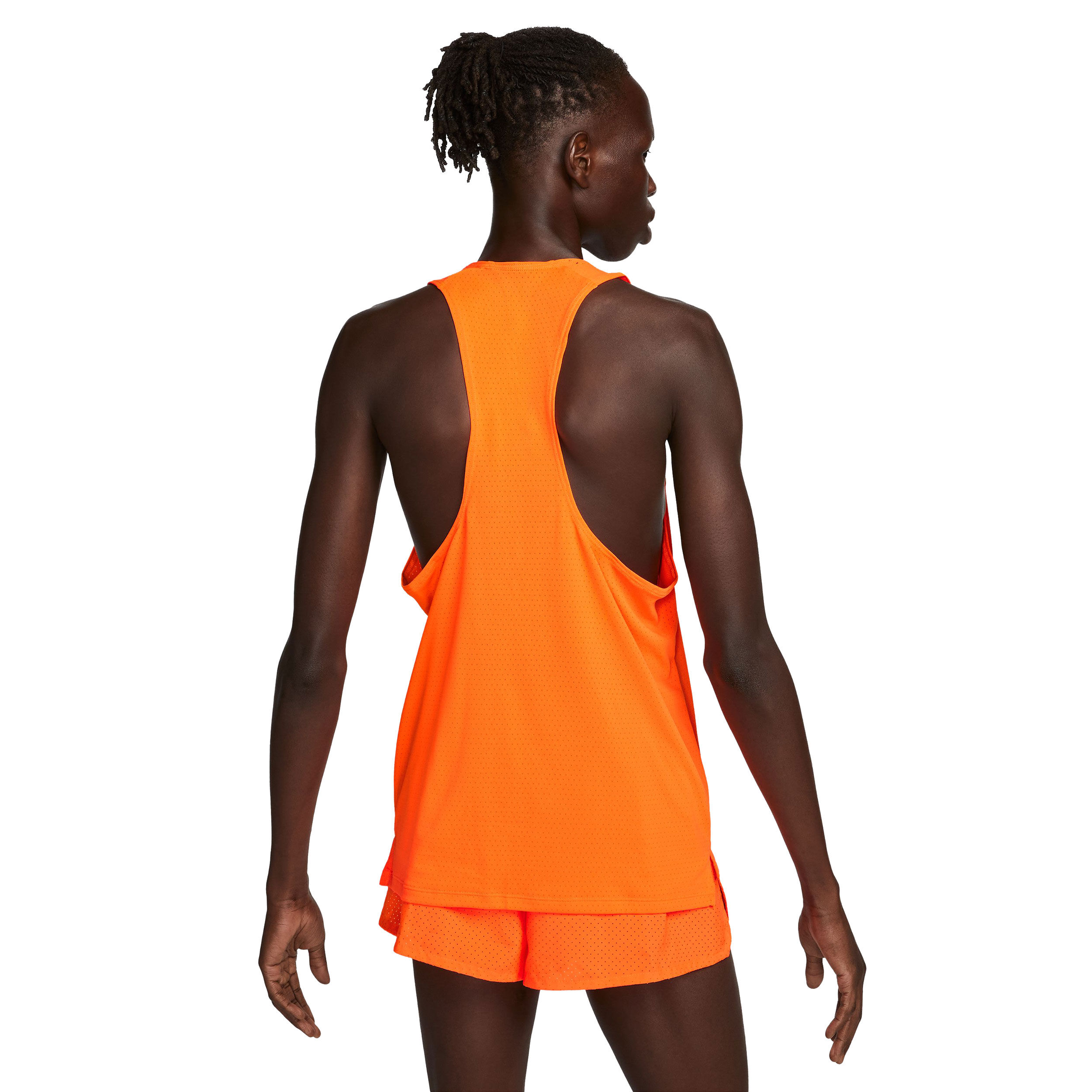 Buy Nike Dri-Fit Tank Top Men Orange, Grey in size L online