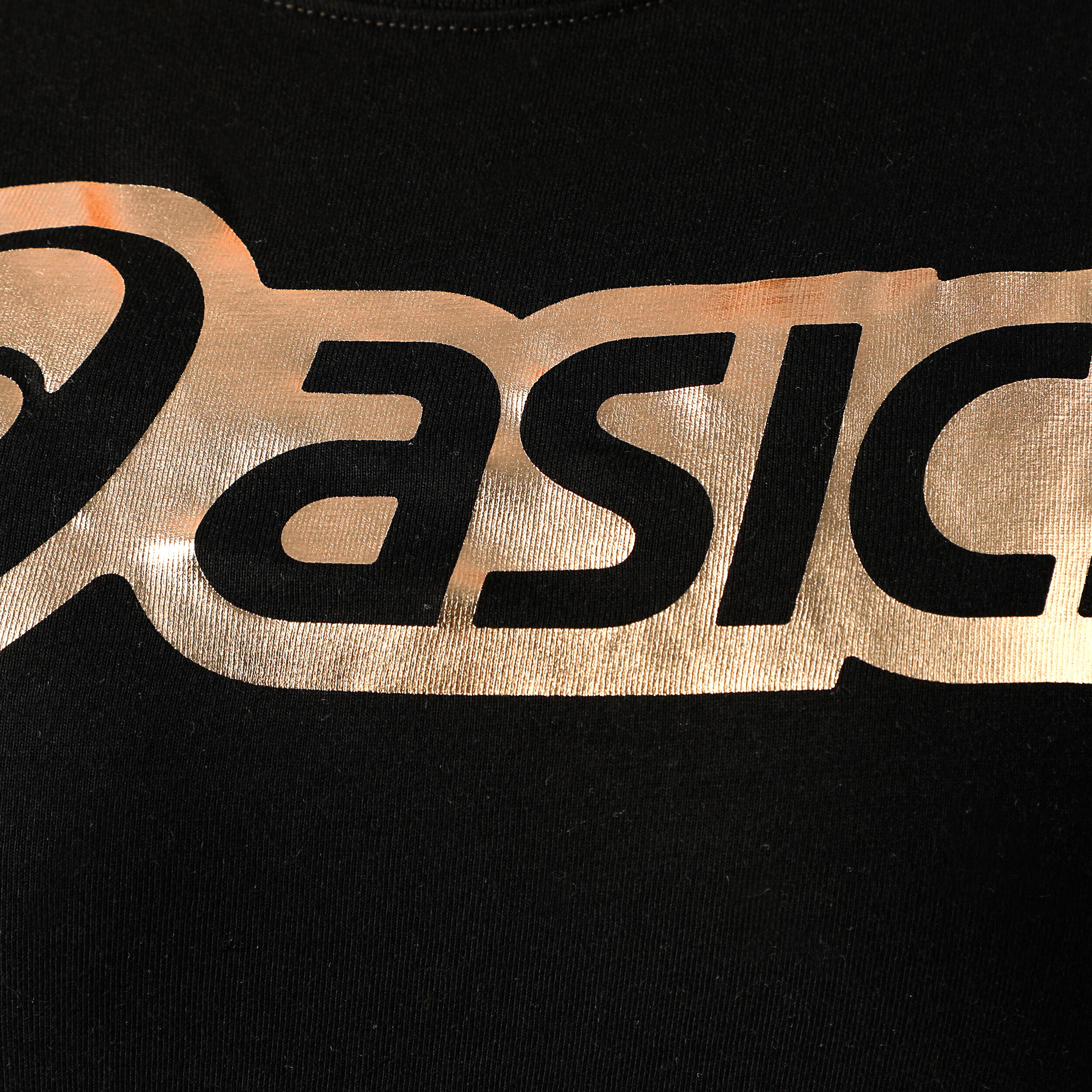 Buy ASICS Logo Graphic T Shirt Women Black Gold in size M online Running Point COM