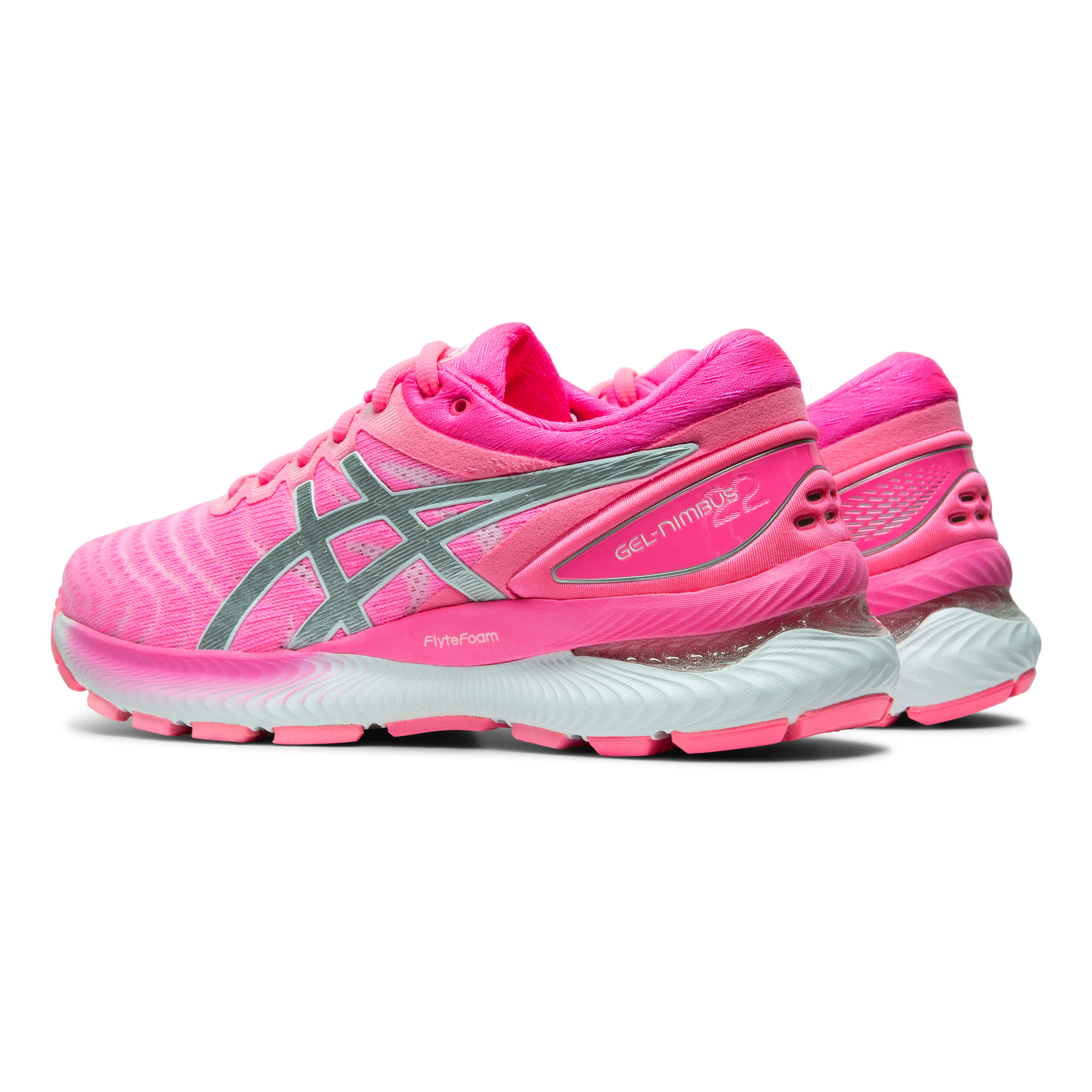 Buy ASICS Gel Nimbus 22 Neutral Running Shoe Women Pink Silver online Running Point COM