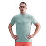 Stride Running shirt Men - turquoise, silver