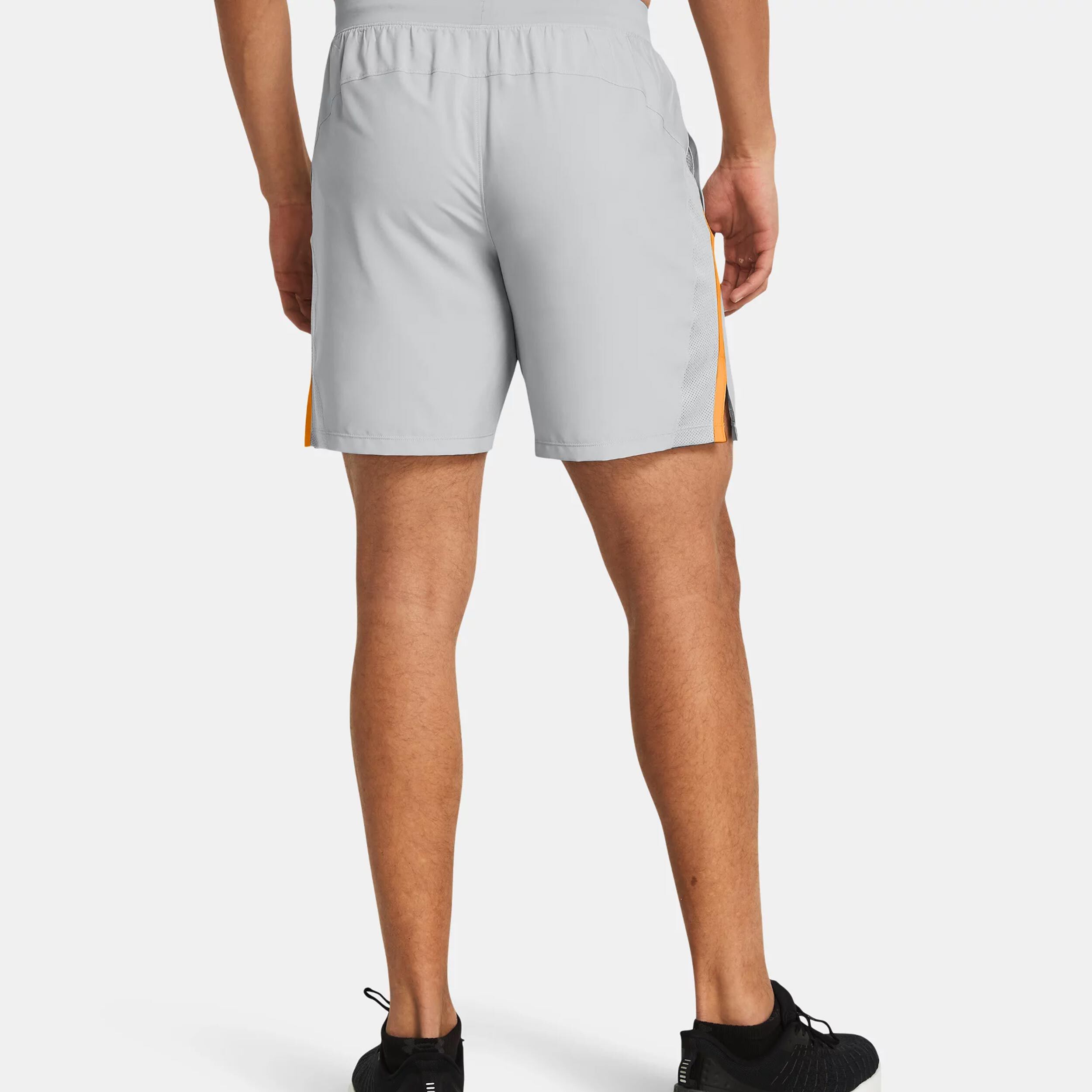 Buy Under Armour Launch 7 Inch Shorts Men Grey Orange online Running Point COM
