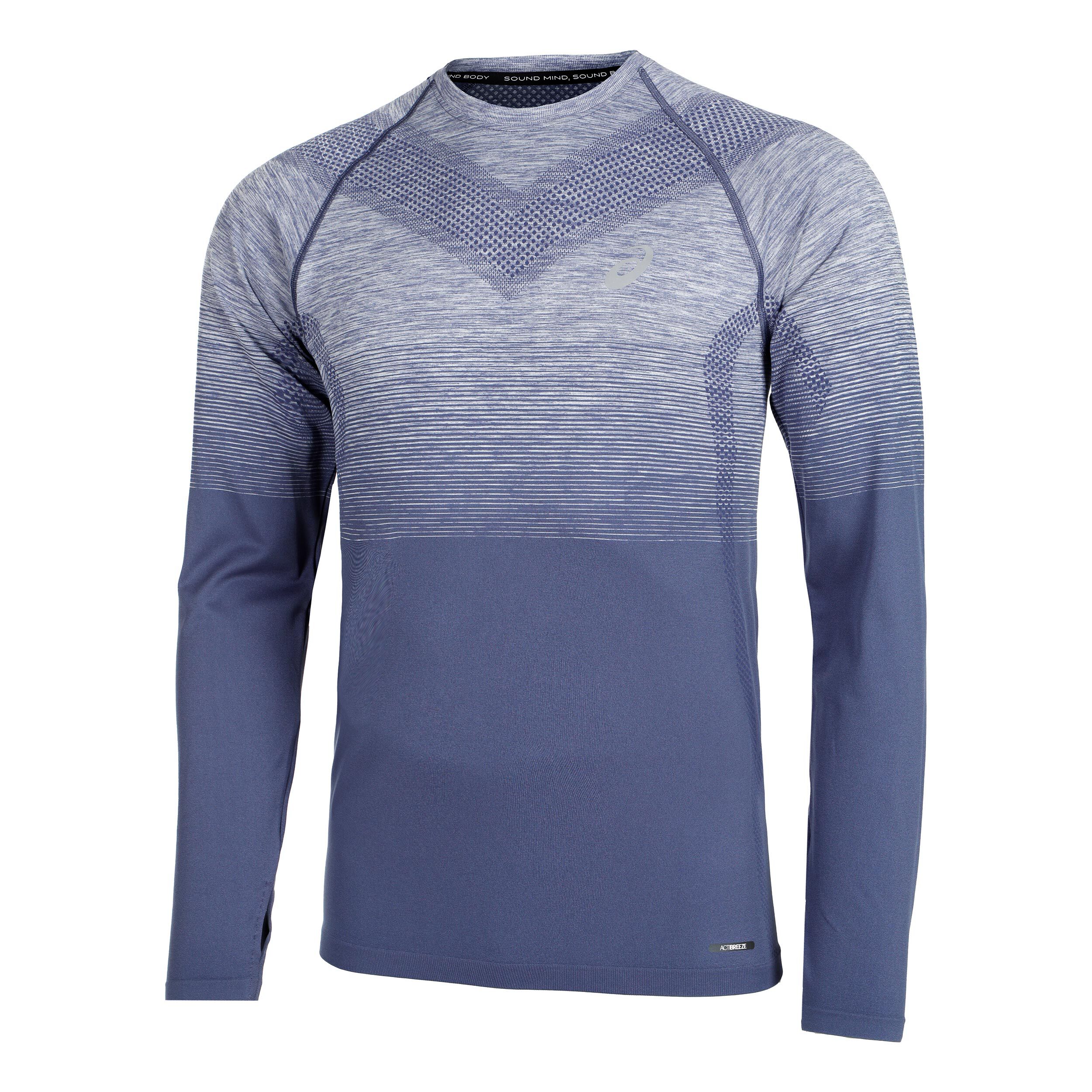 Buy ASICS Seamless Long Sleeve Men Blue online Running Point COM
