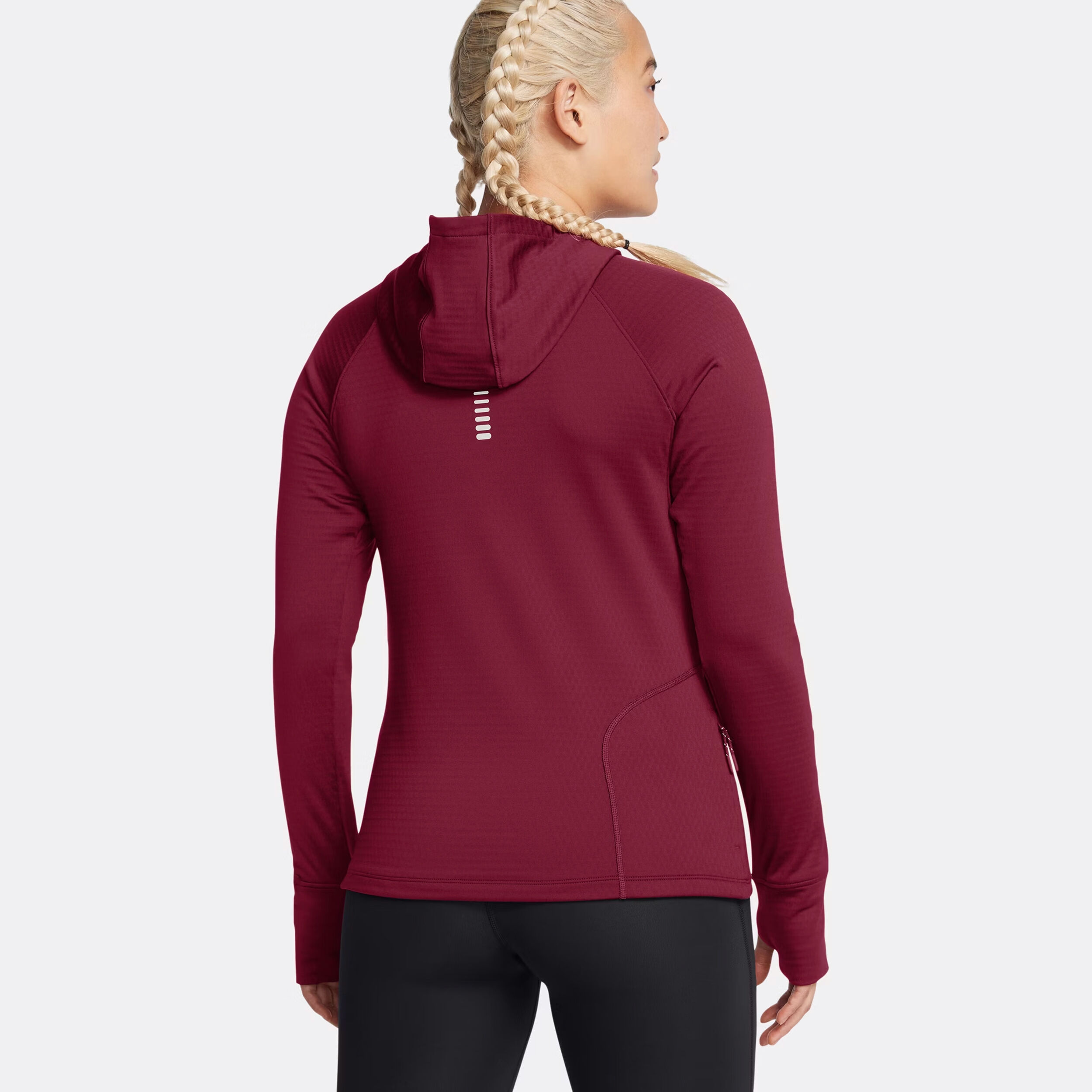 Buy Under Armour Launch Elite Coldweather Balaclava Hoody Women Dark Red online Running Point COM