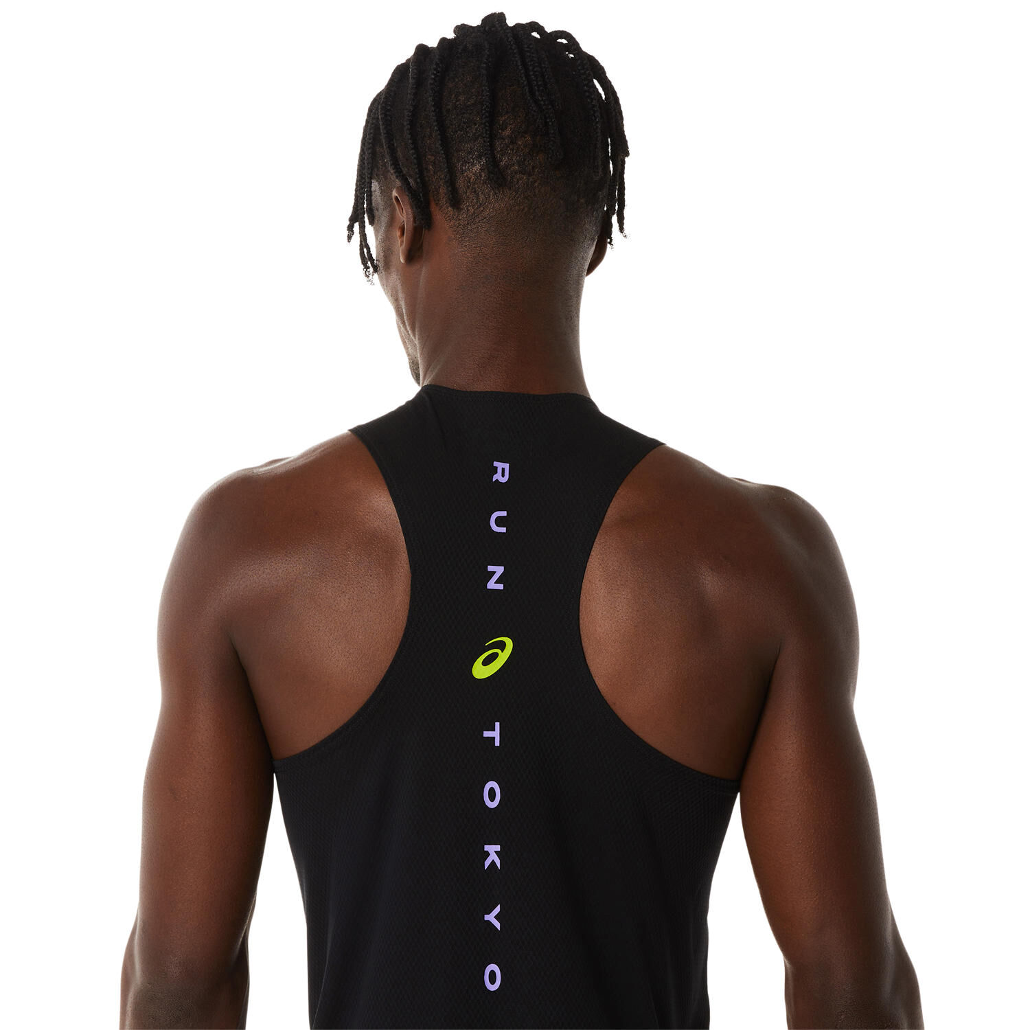 Buy ASICS Marathon Tank Top Men Dark Green, Blue online