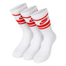 Sportswear Everyday Essential Tennis Socks 3 Pack-White,Red