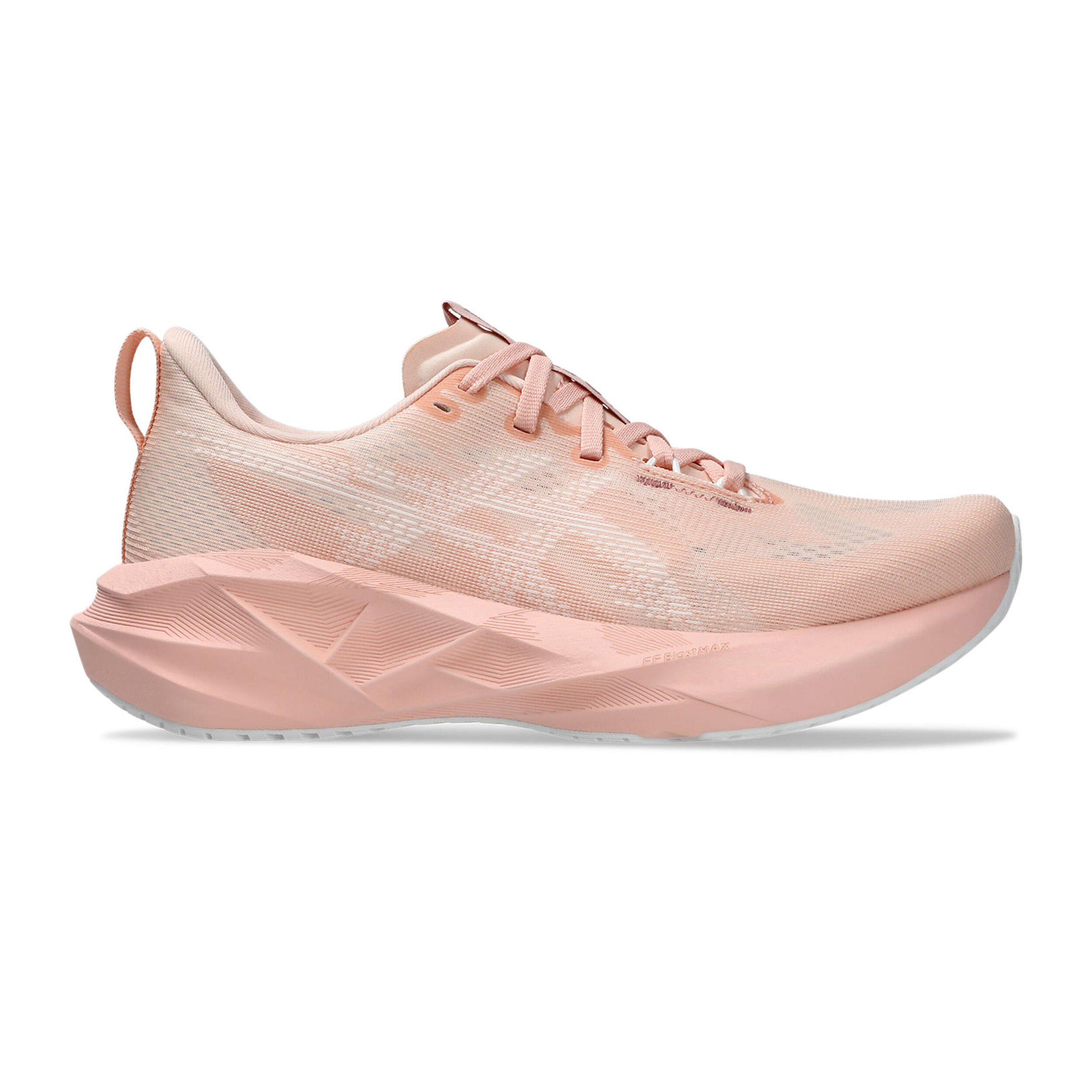 希少稀な 5 Novablast ASICS Buy Neutral White Pink, Women Shoe Running スパイク・シューズ