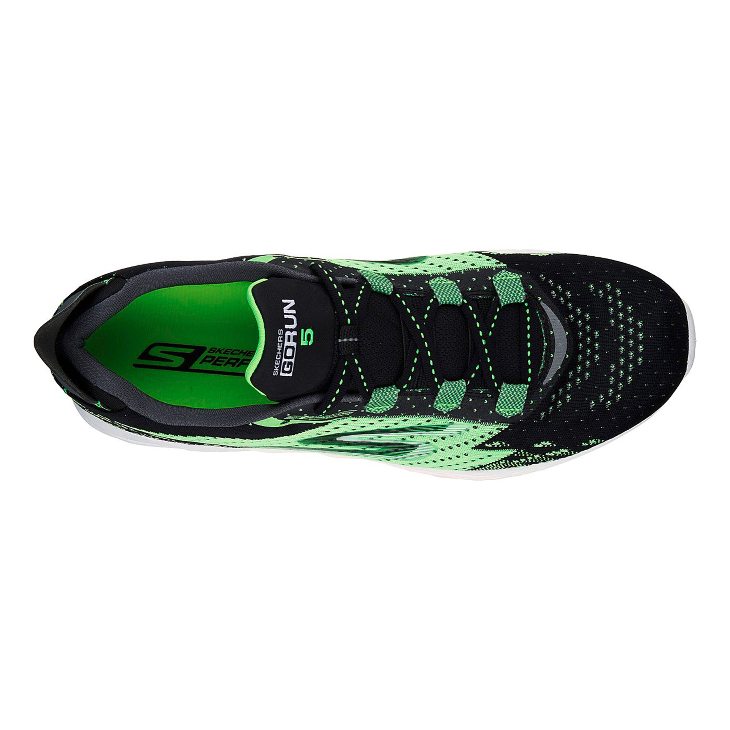 Buy Skechers GO Run 5 Neutral Running Shoe Men Black Green online Running Point COM