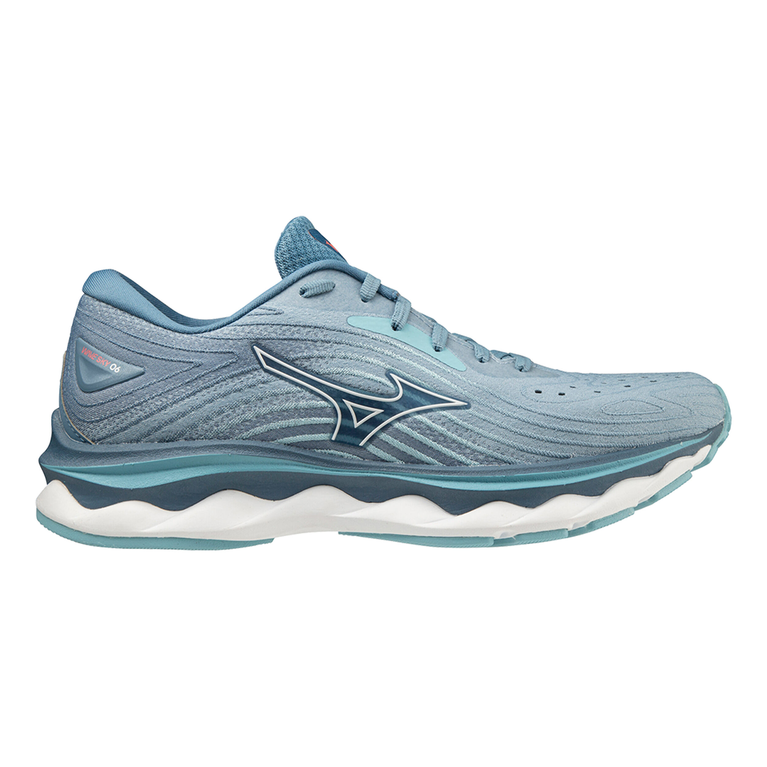 Wave Sky 6 Neutral Running Shoe Women Blue White