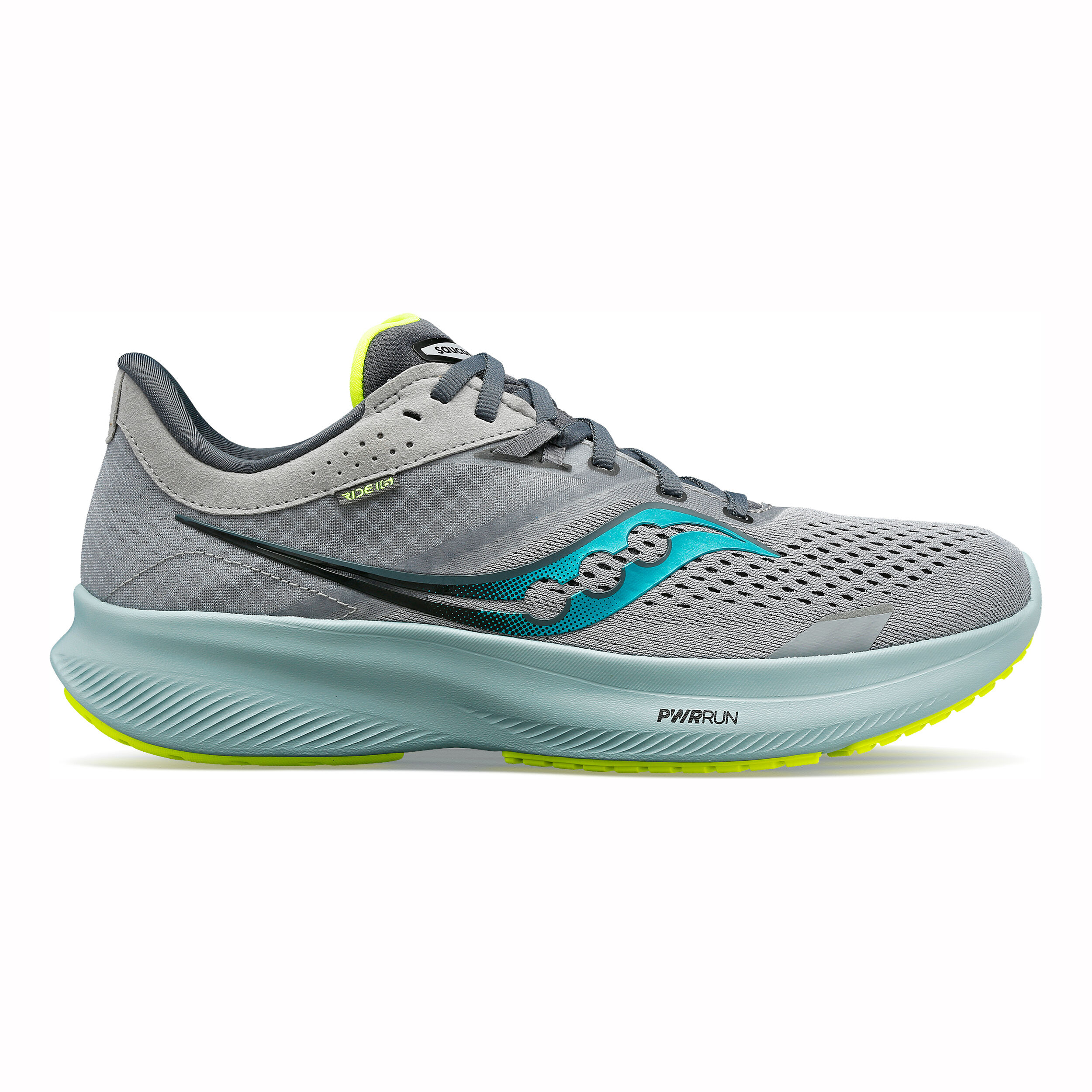 Buy Saucony Ride 16 Neutral Running Shoe Men Grey Green online Running Point COM