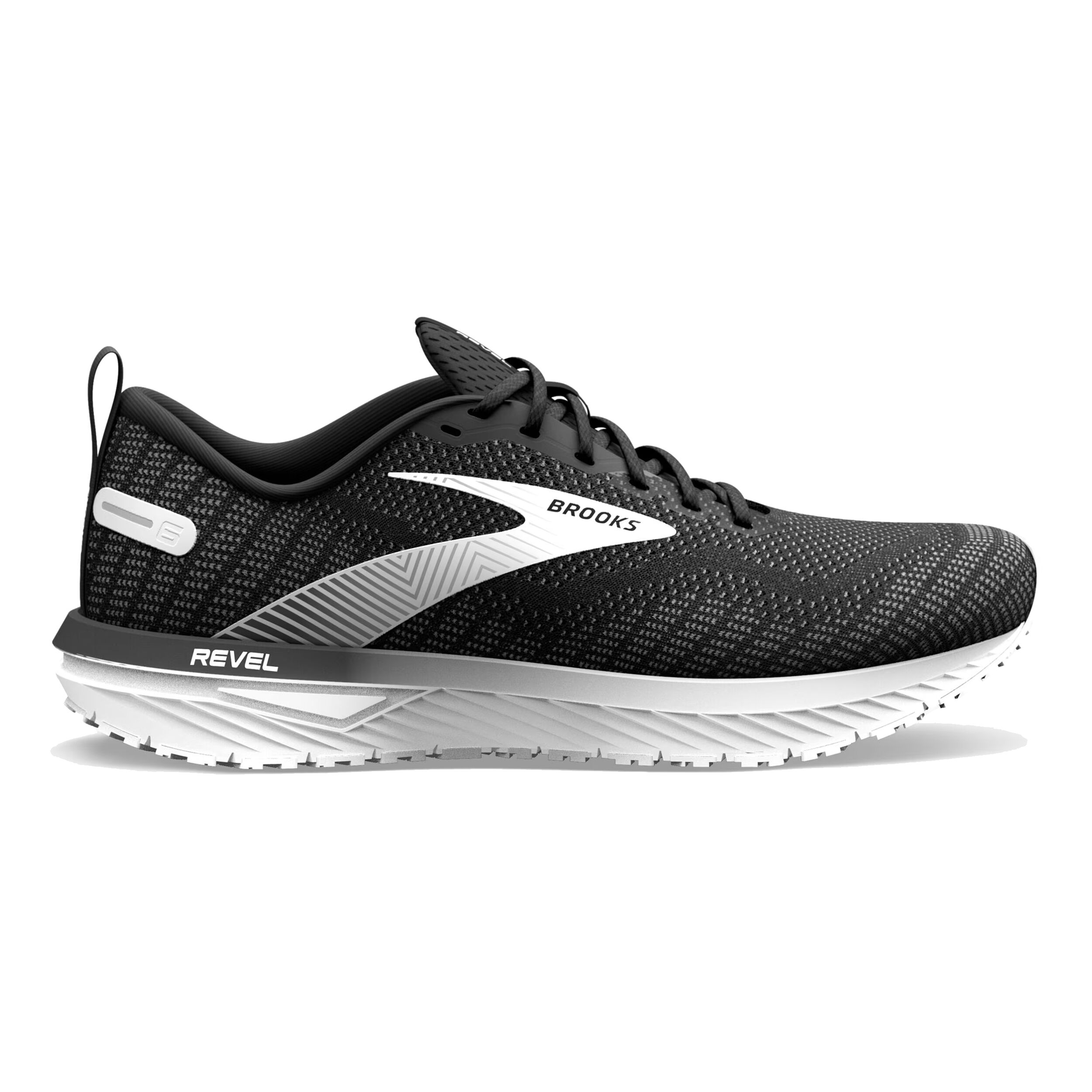 Revel 6 Neutral Running Shoe Men Black Silver