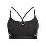 Aeroreact Low-Support 3 Stripes Sports Bras Women-Black