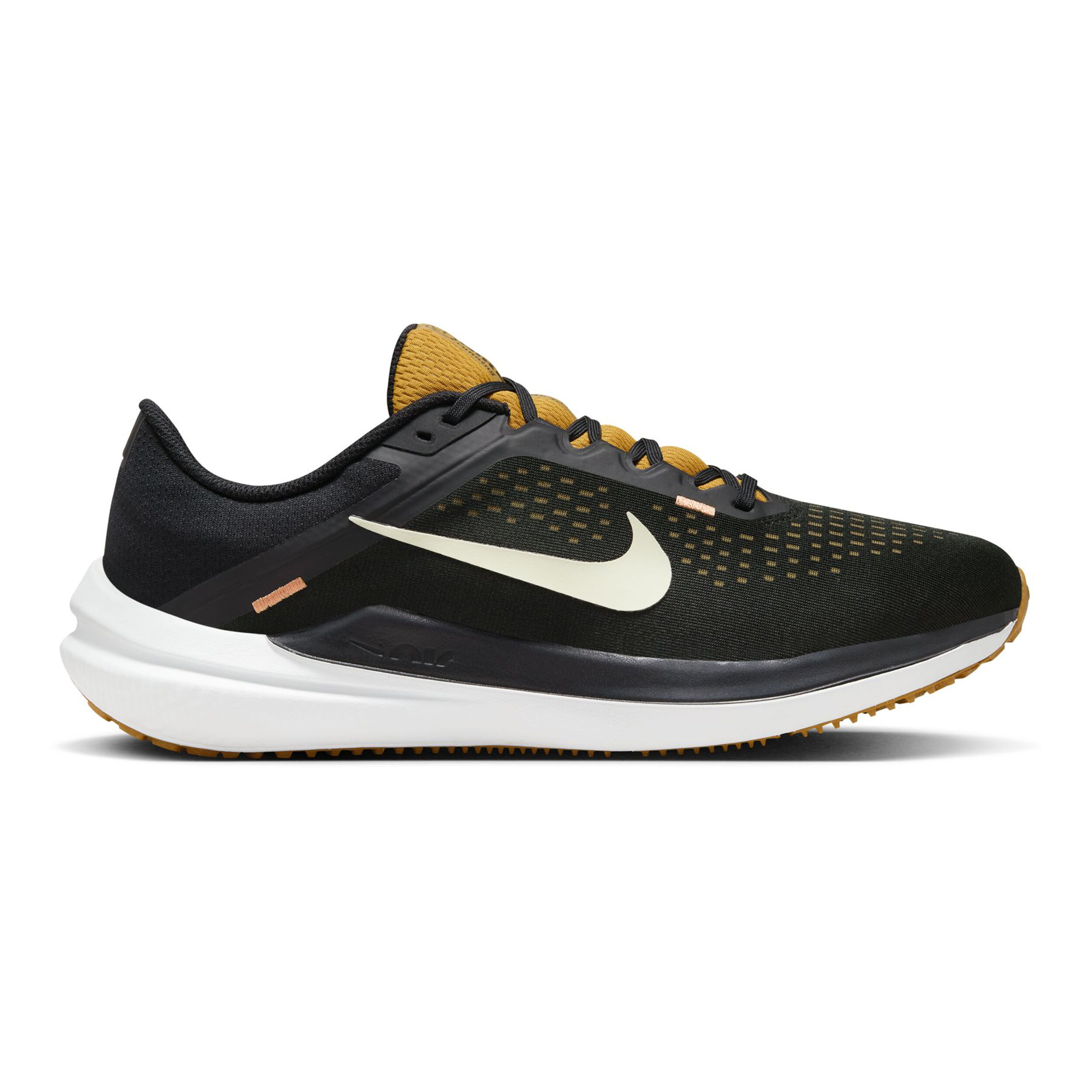Men's nike black and gold shoes cheap