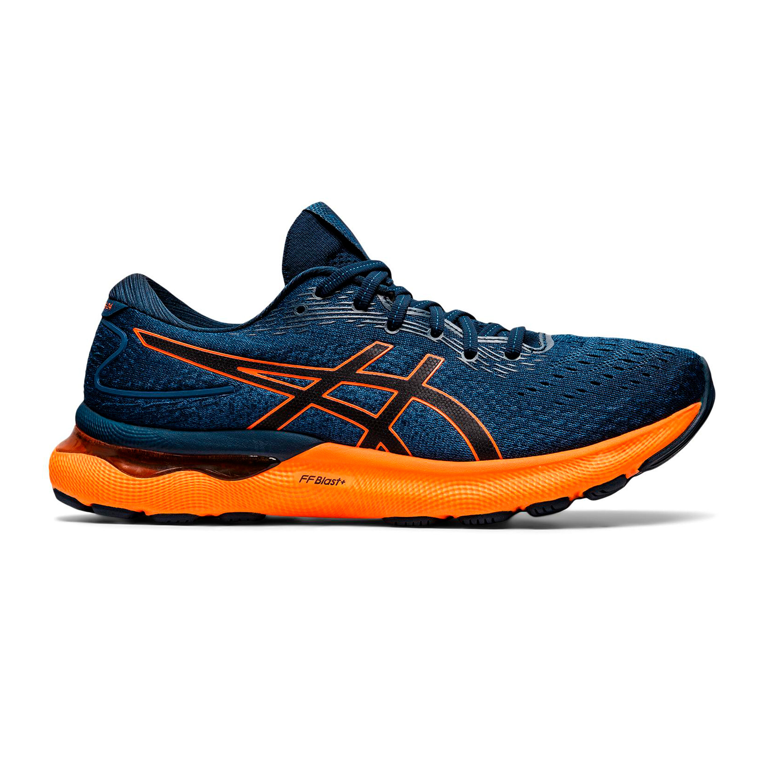Buy ASICS Gel Nimbus 24 Neutral Running Shoe Men Blue Orange online Running Point COM