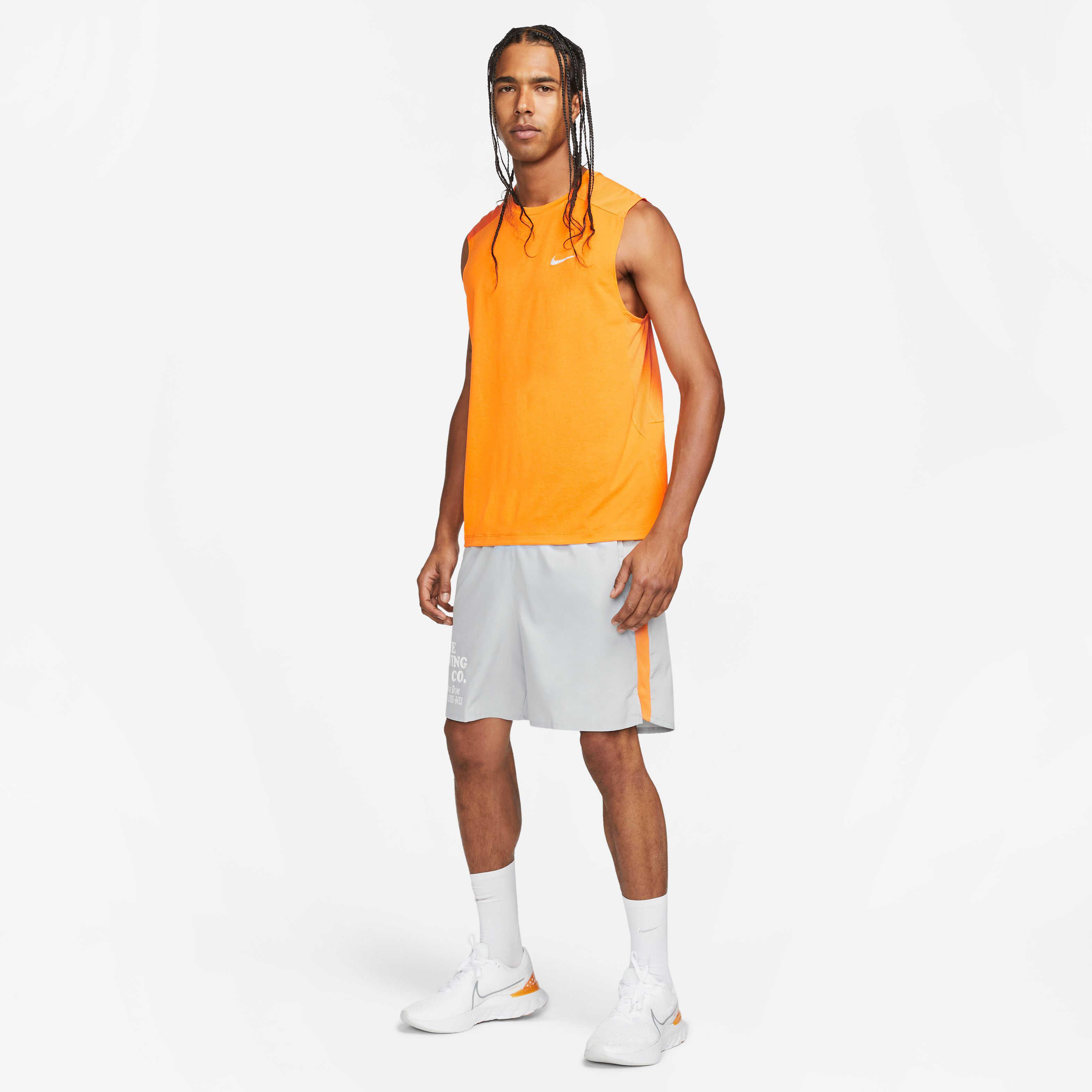 Buy Nike Dri-Fit Run Division Rise 365 Tank Top Men Orange