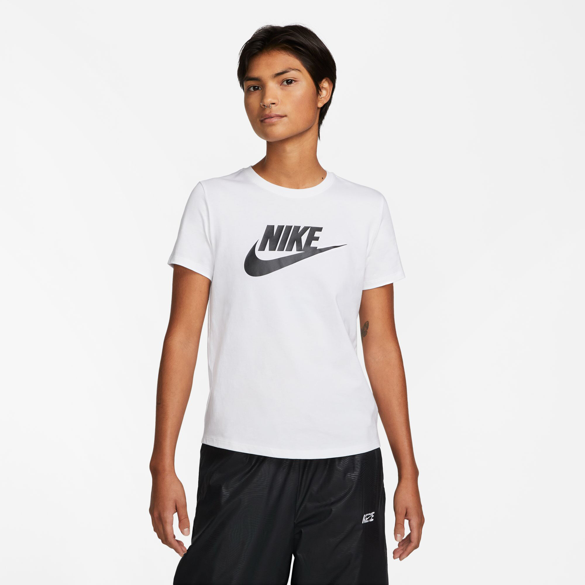 Buy Nike New Sportswear Essential Icon Futura T Shirt Women White online Running Point COM
