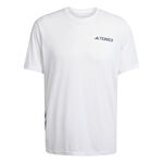adidas Clothing adidas Terrex XPR Running Shirt Men-White,Black