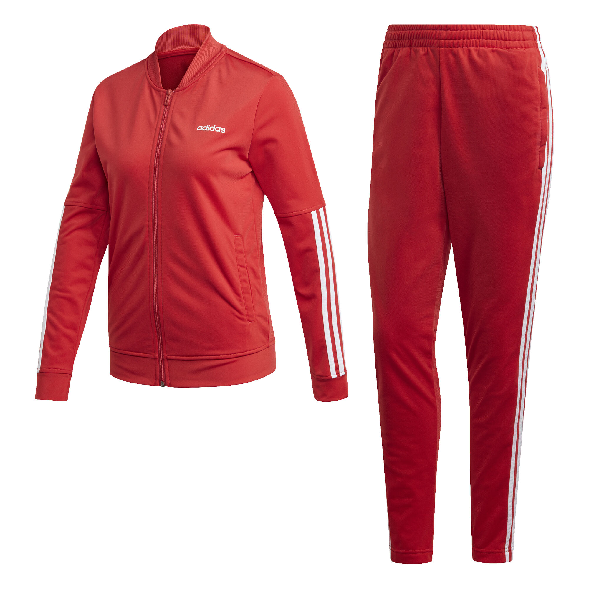 Buy adidas Back2Basic 3 Stripes Tracksuit Women Lightred White online Running Point COM