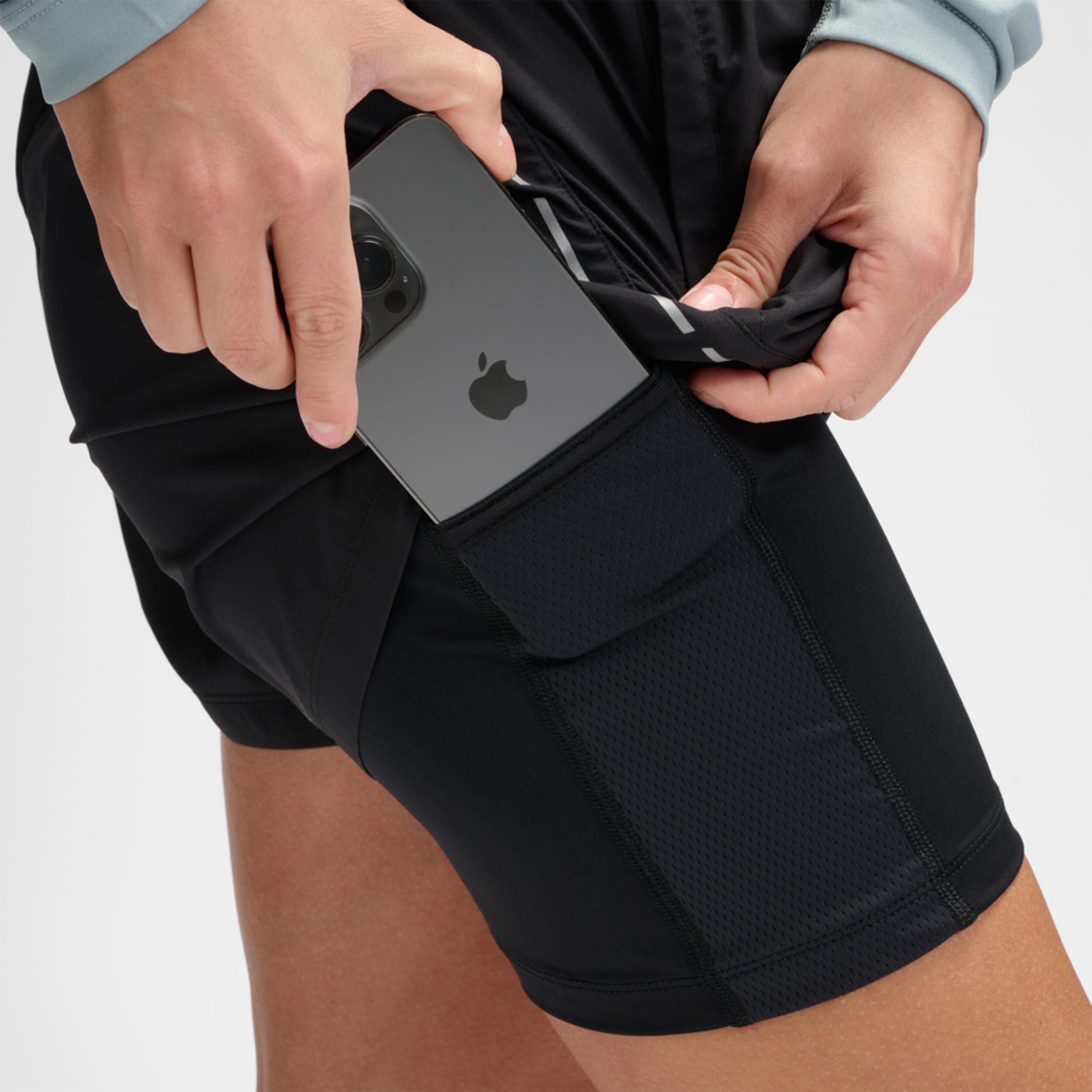 Women's compression running shorts with pockets best sale